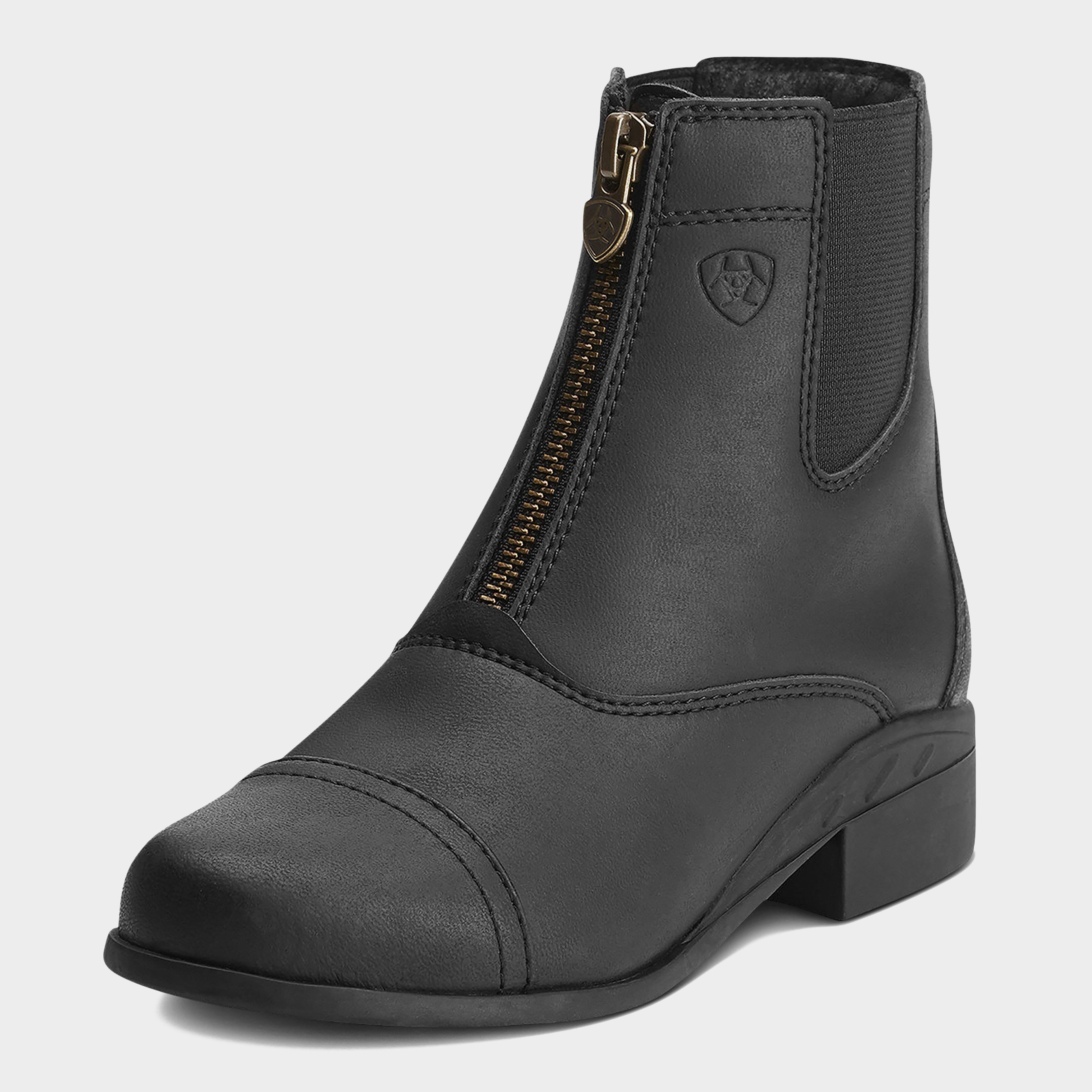 Kids Scout Zip Paddock Boots Black