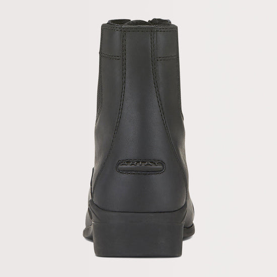 Kids Scout Zip Paddock Boots Black