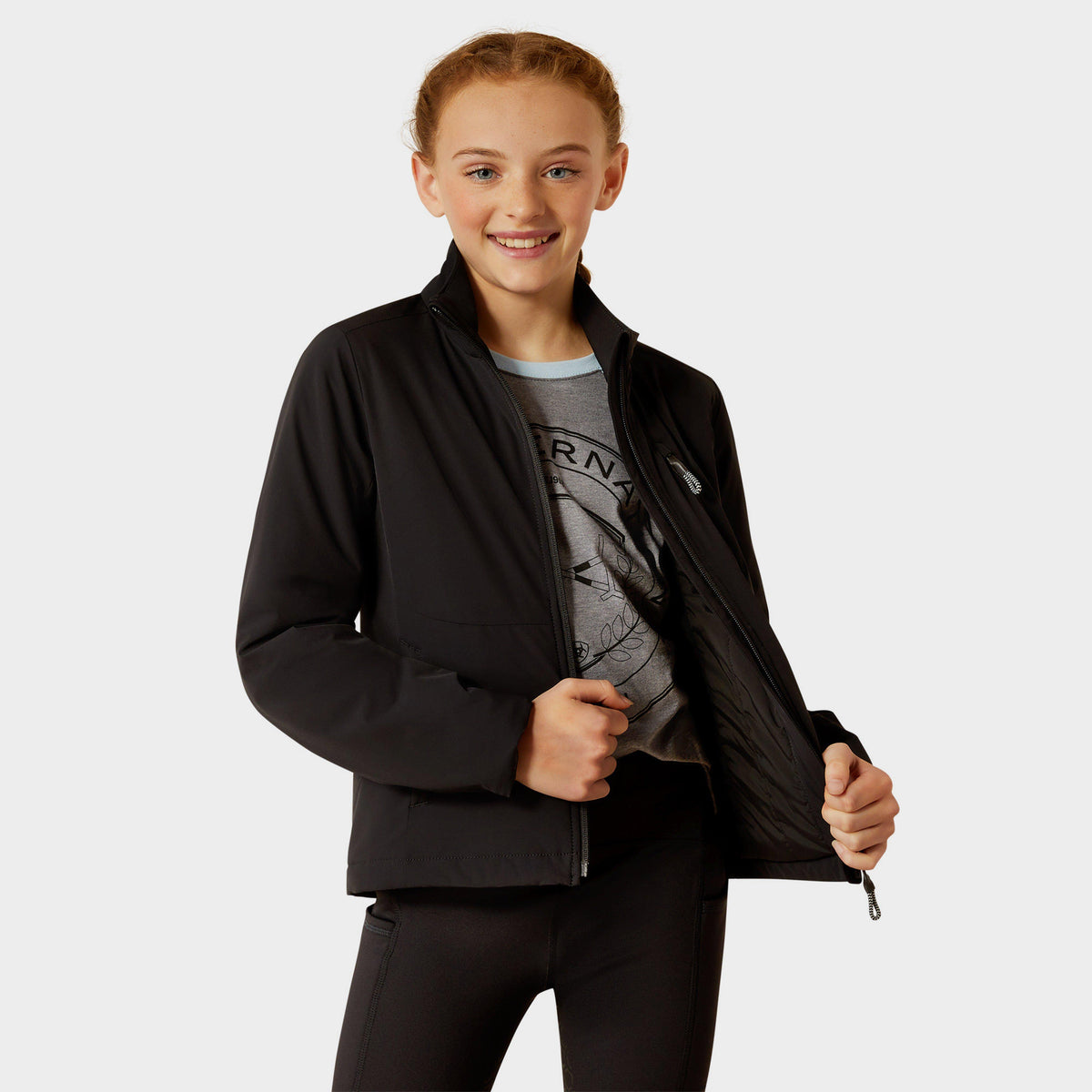 Kids Rion Stretch Shell Insulated Jacket Black
