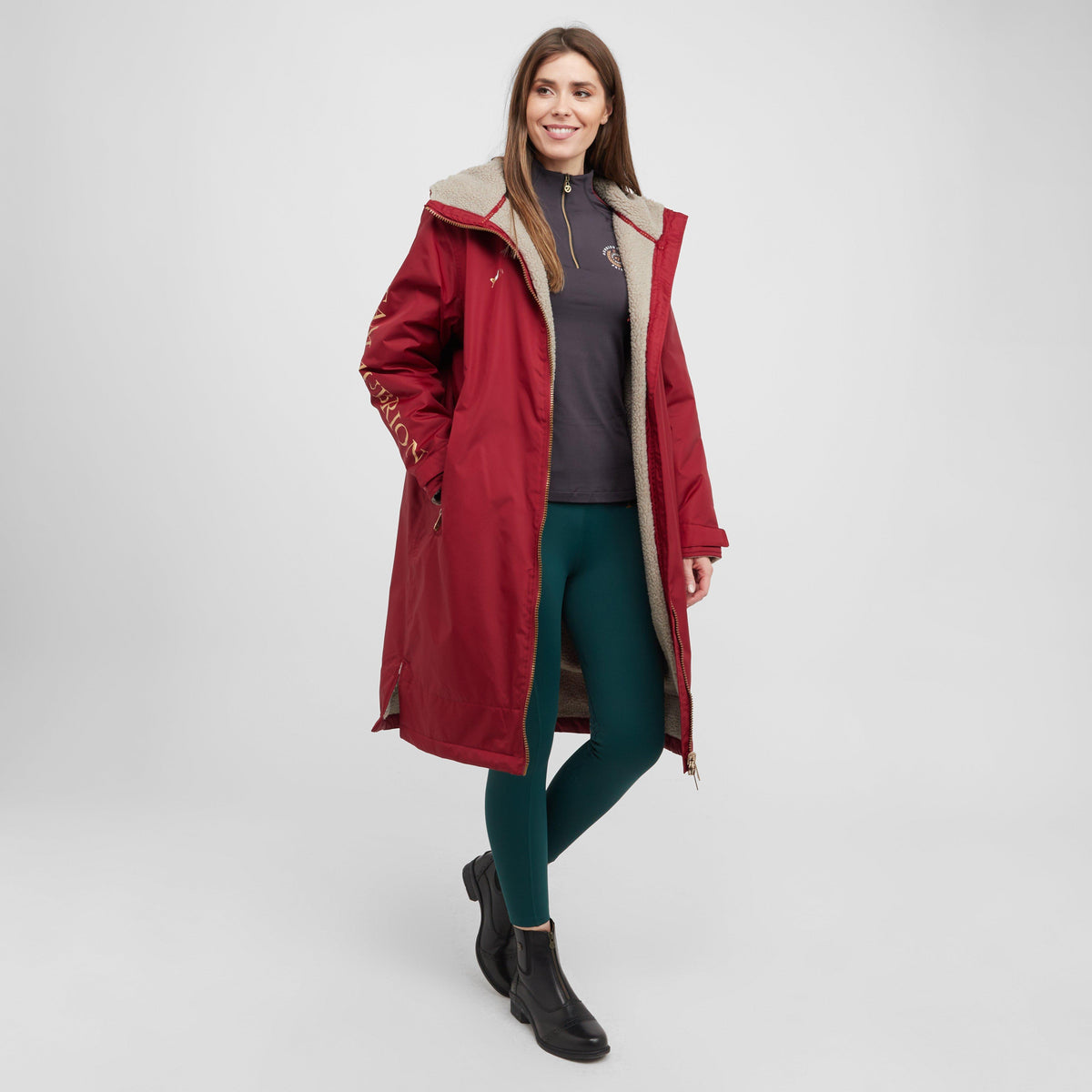 Team All Weather Robe Red