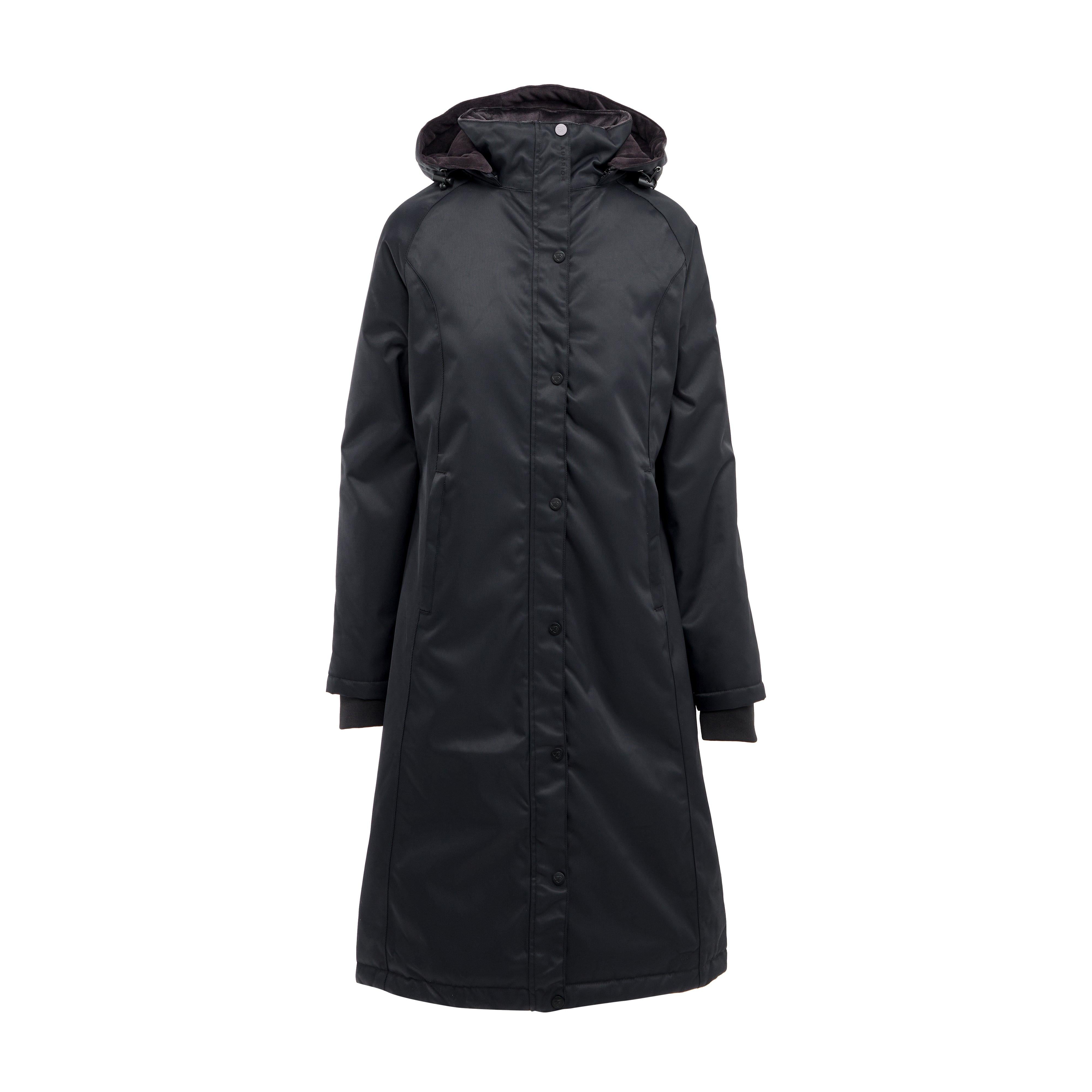 Womens Halcyon Long Coat Charcoal