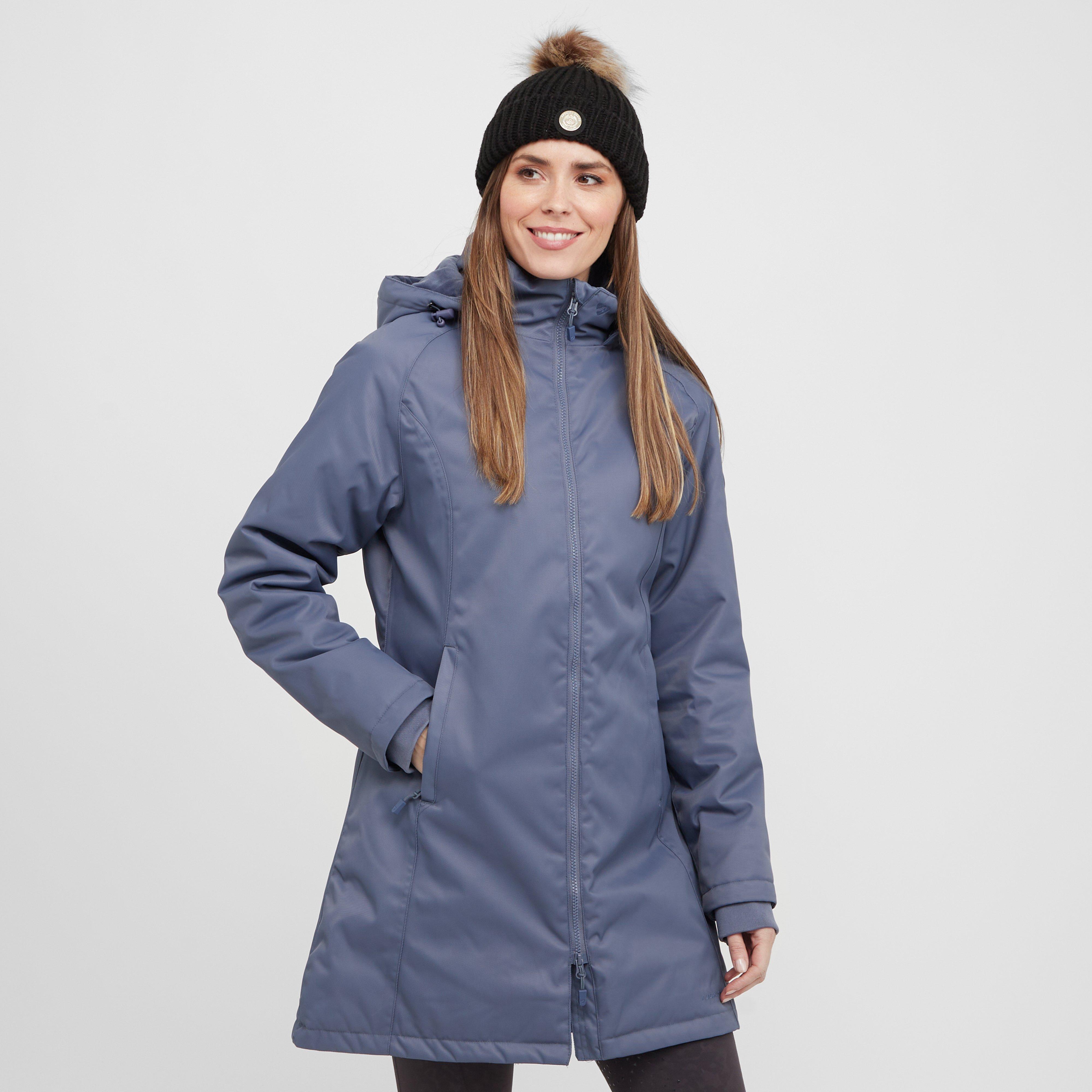 Womens Halcyon Mid-Length Coat Blue