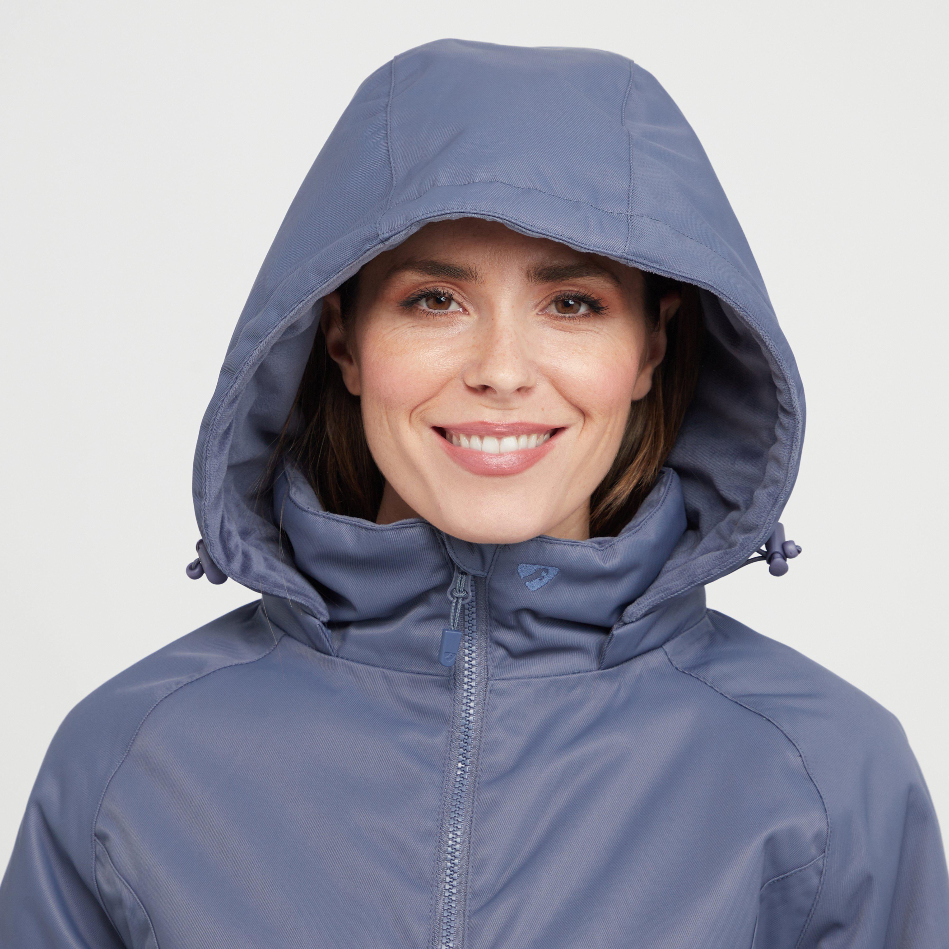 Womens Halcyon Mid-Length Coat Blue