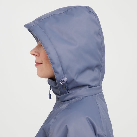 Womens Halcyon Mid-Length Coat Blue