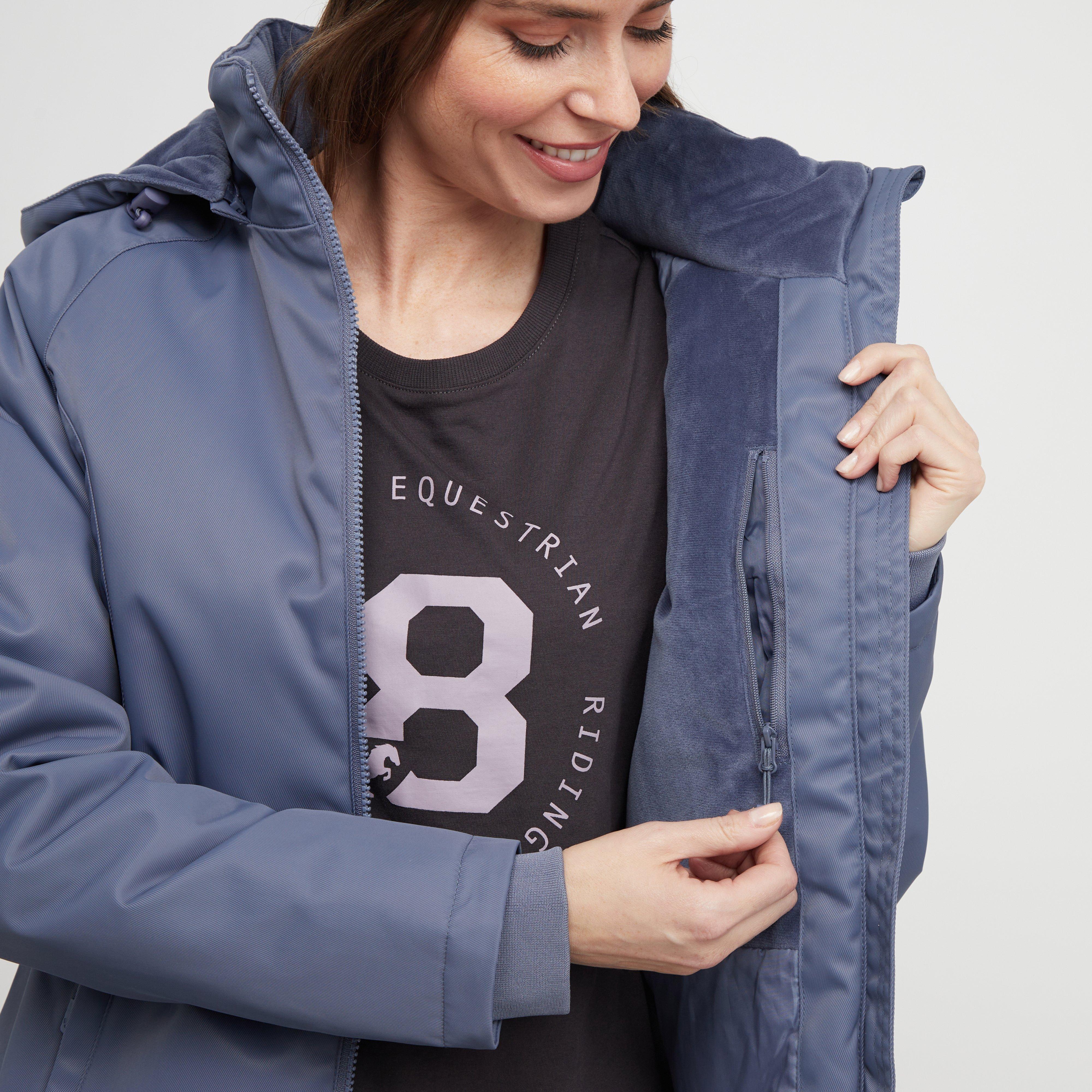 Womens Halcyon Mid-Length Coat Blue