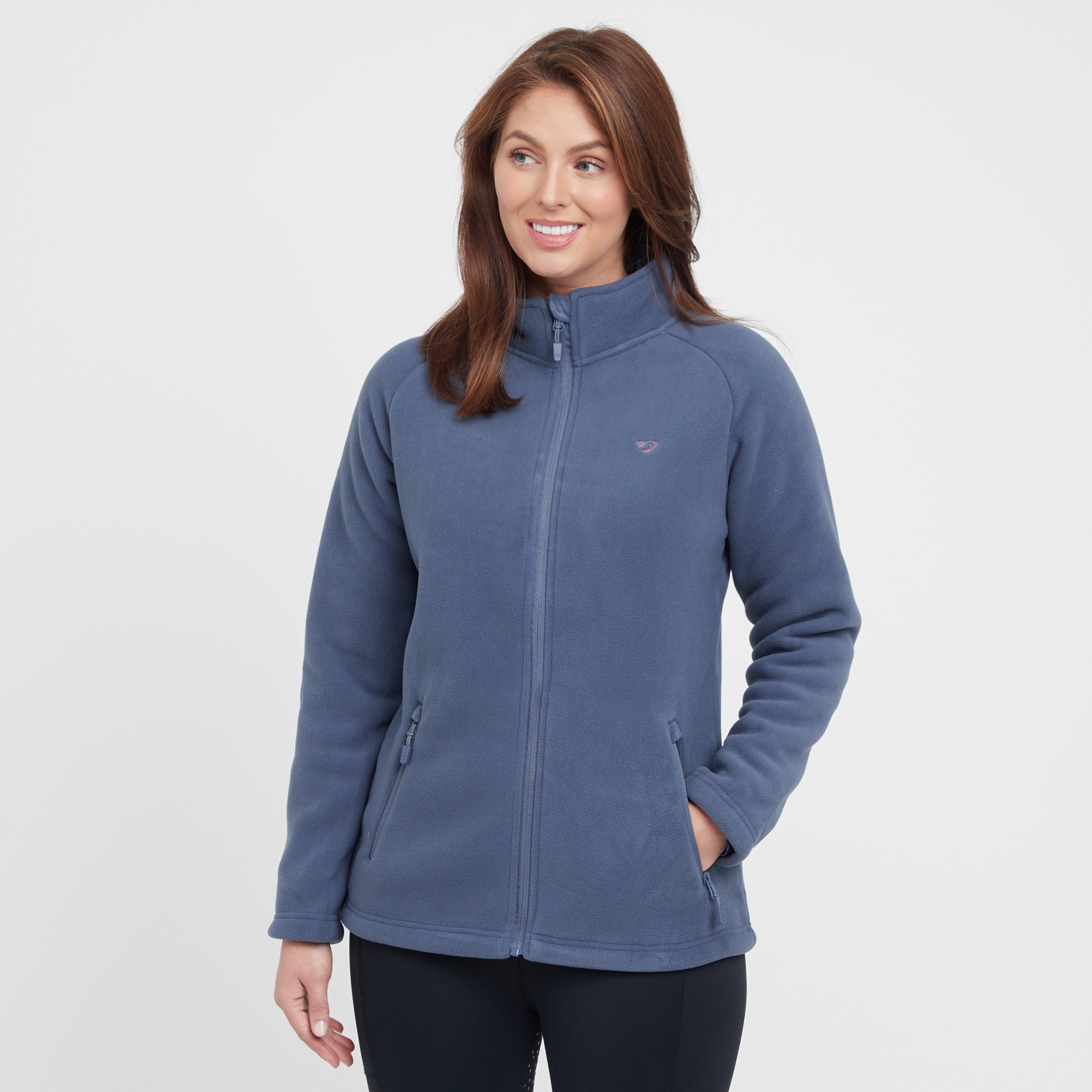 Womens Restore Full Zip Fleece Blue