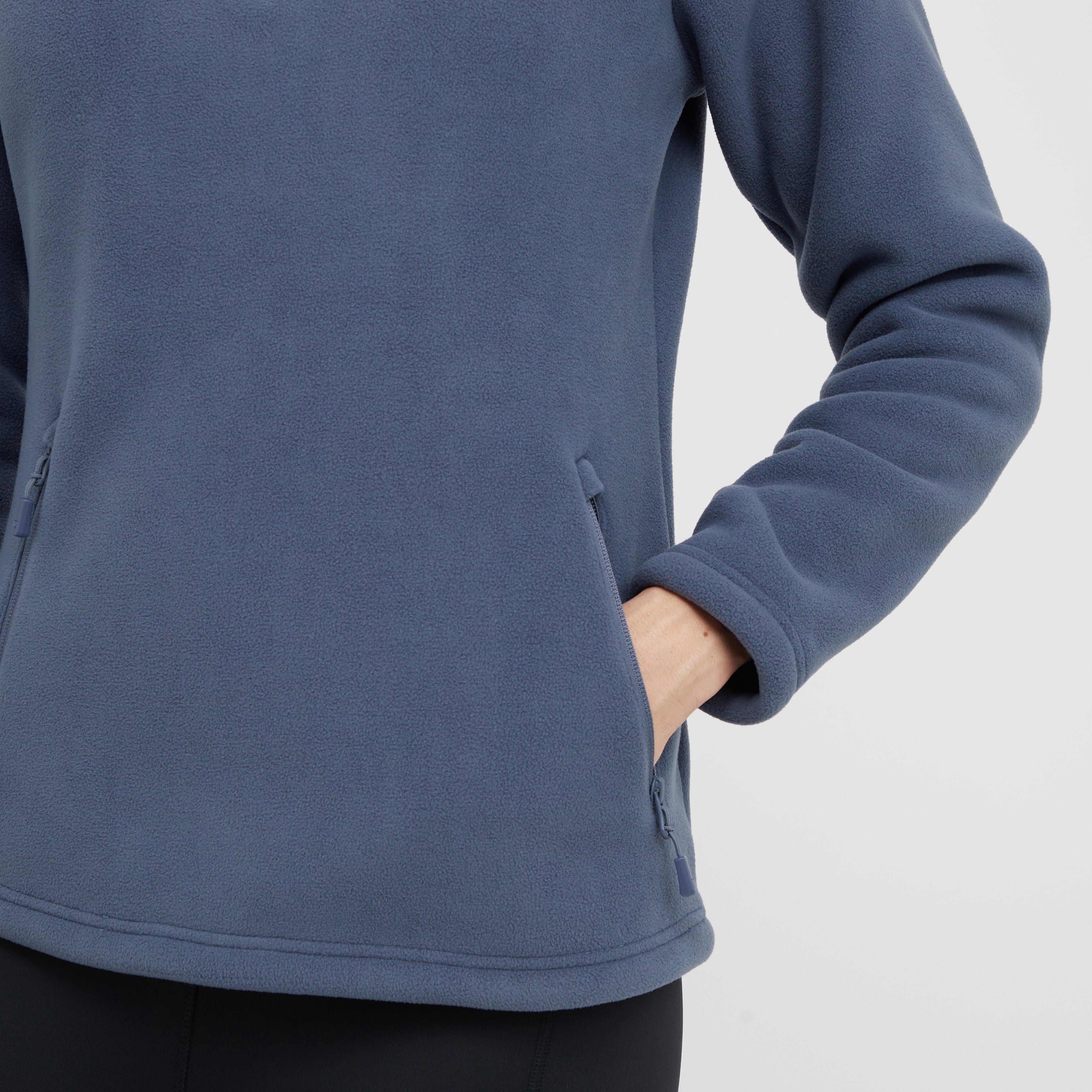 Womens Restore Half Zip Fleece Blue