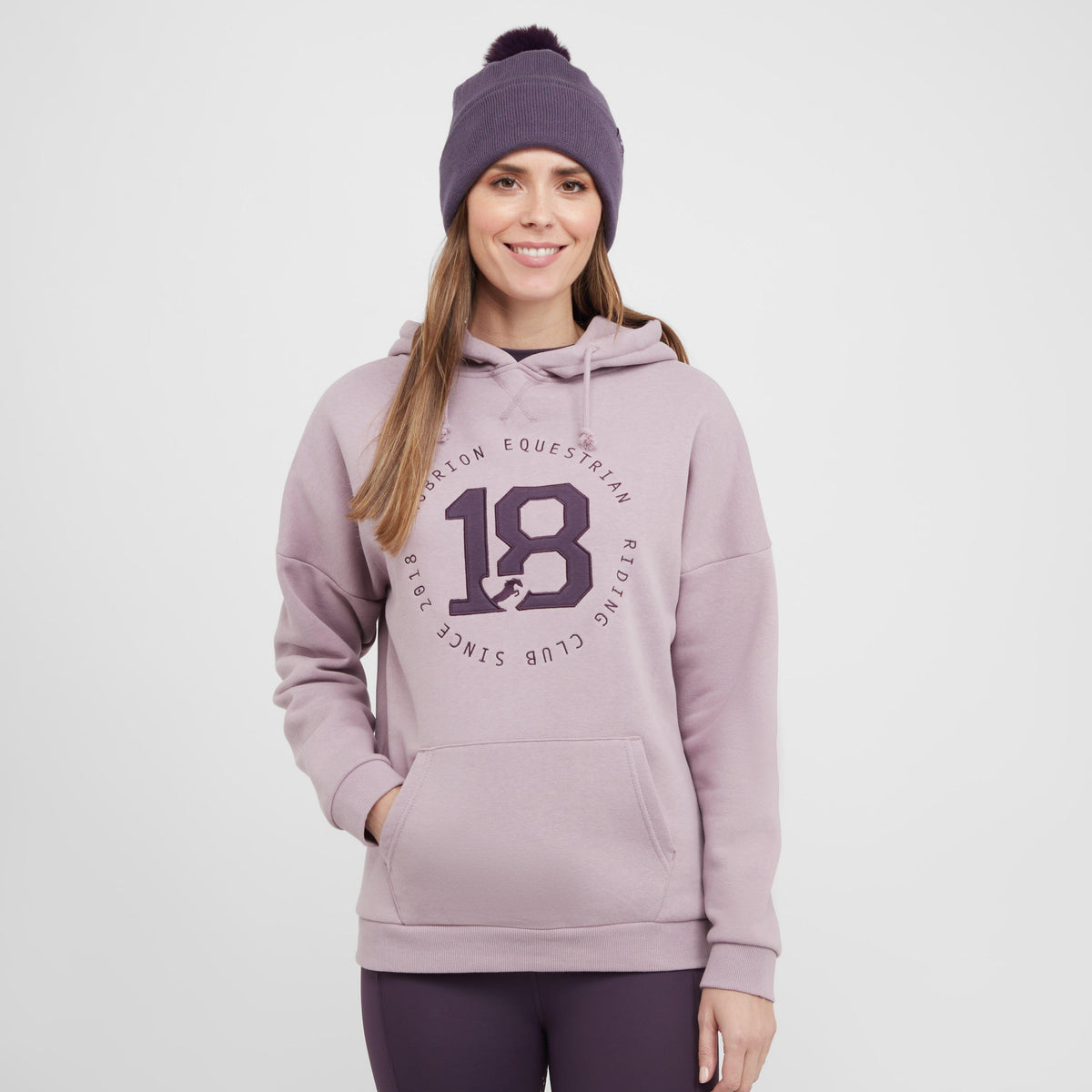 Womens Serene Hoodie Mauve