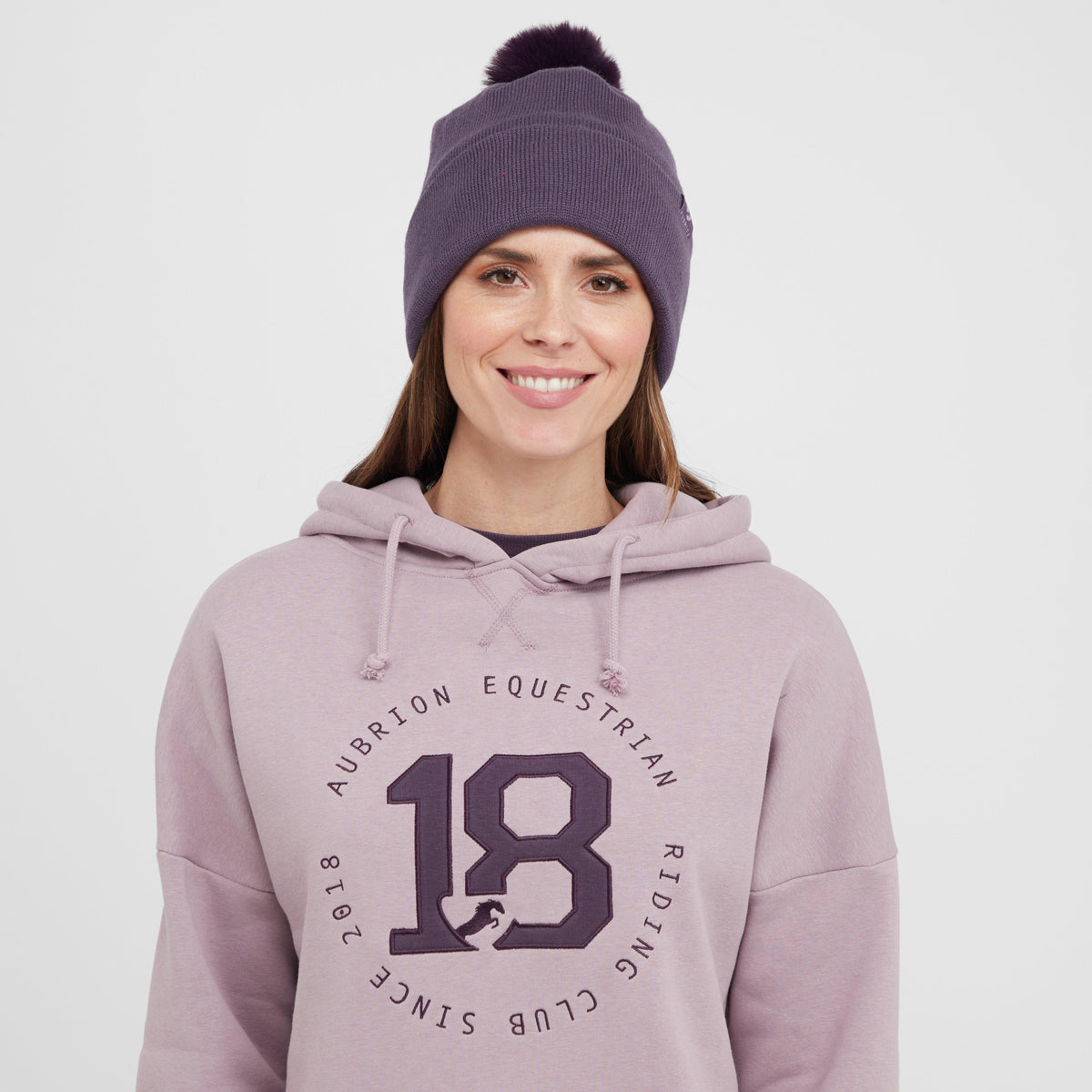 Womens Serene Hoodie Mauve