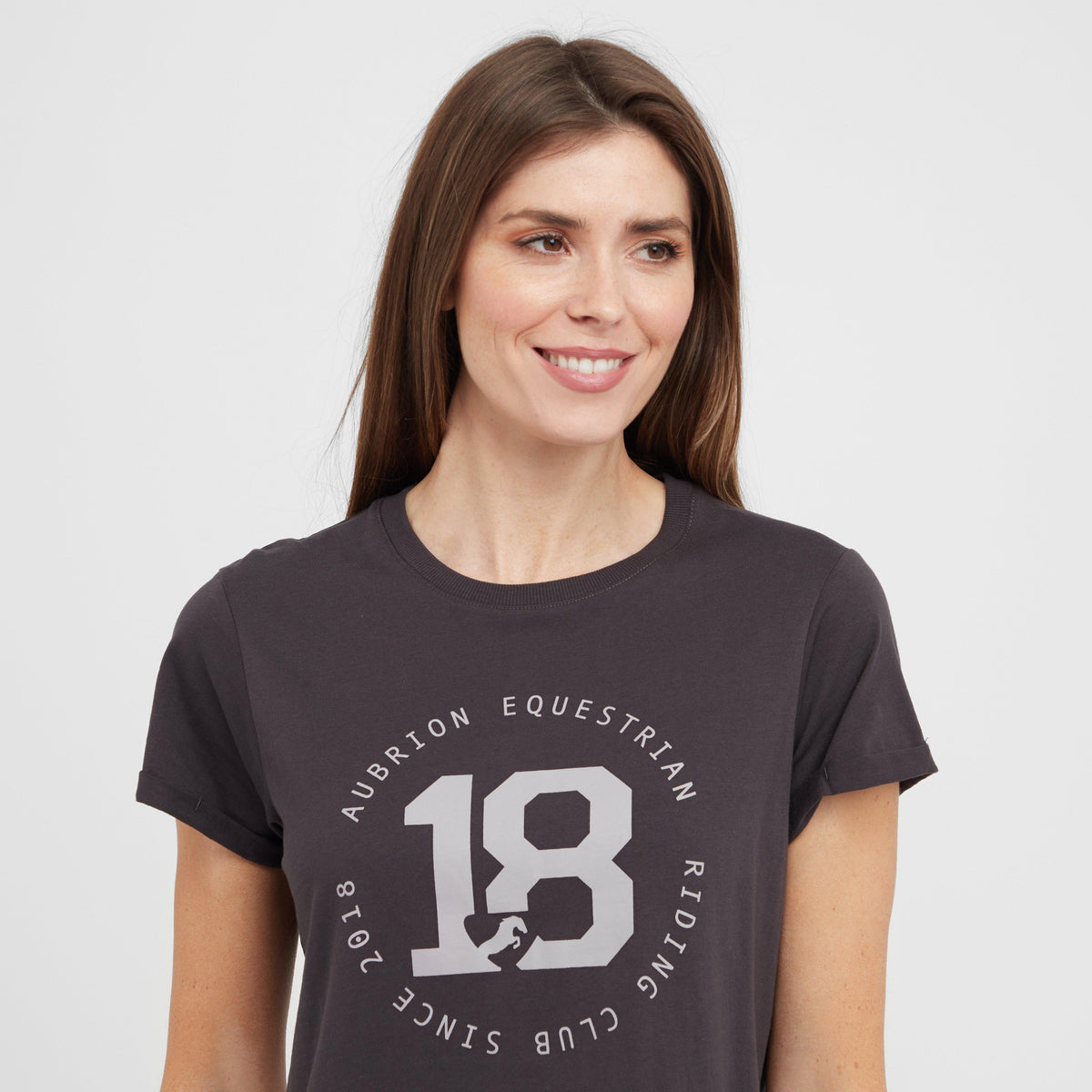 Womens Repose T-Shirt Charcoal