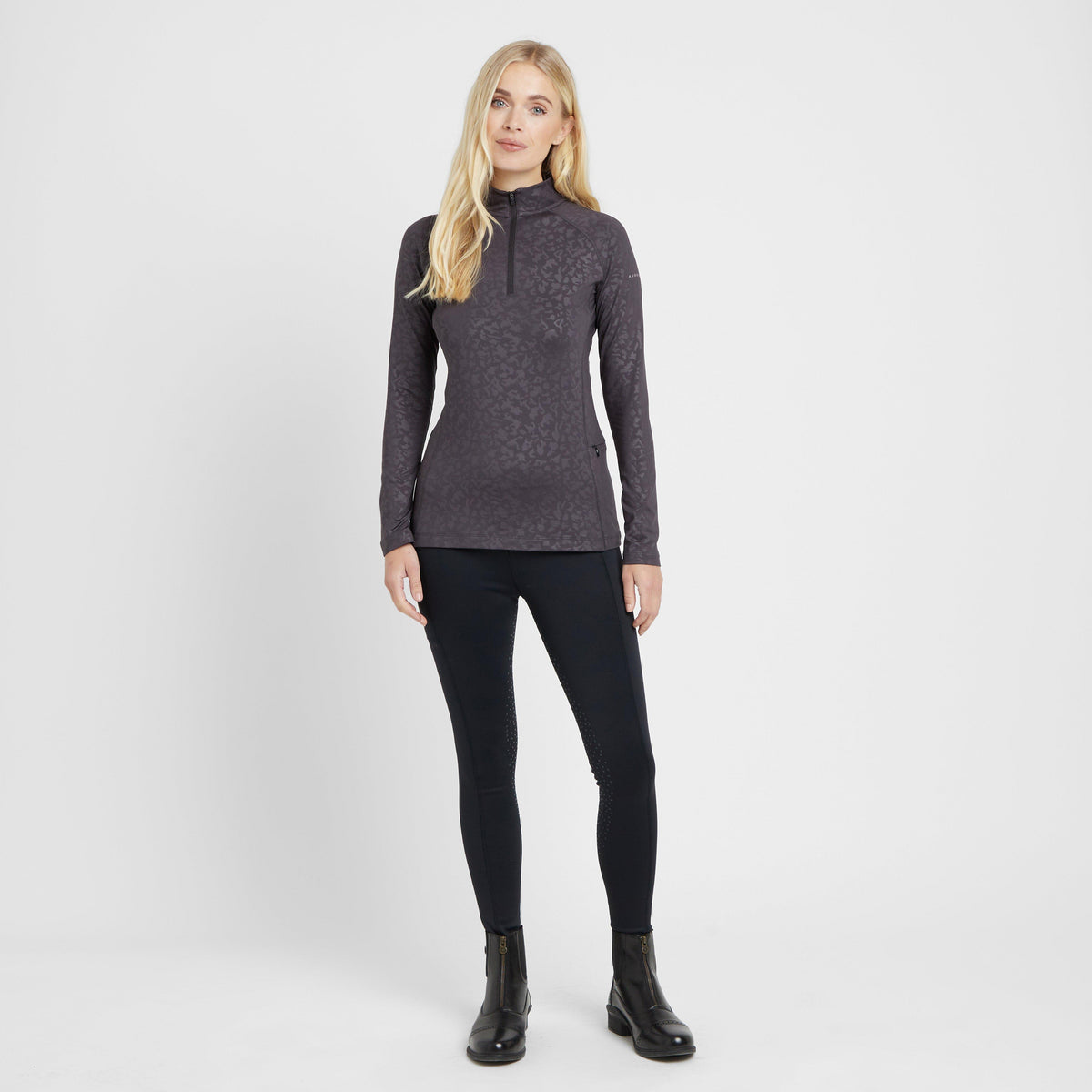 Womens Revive Winter Base Layer Charcoal