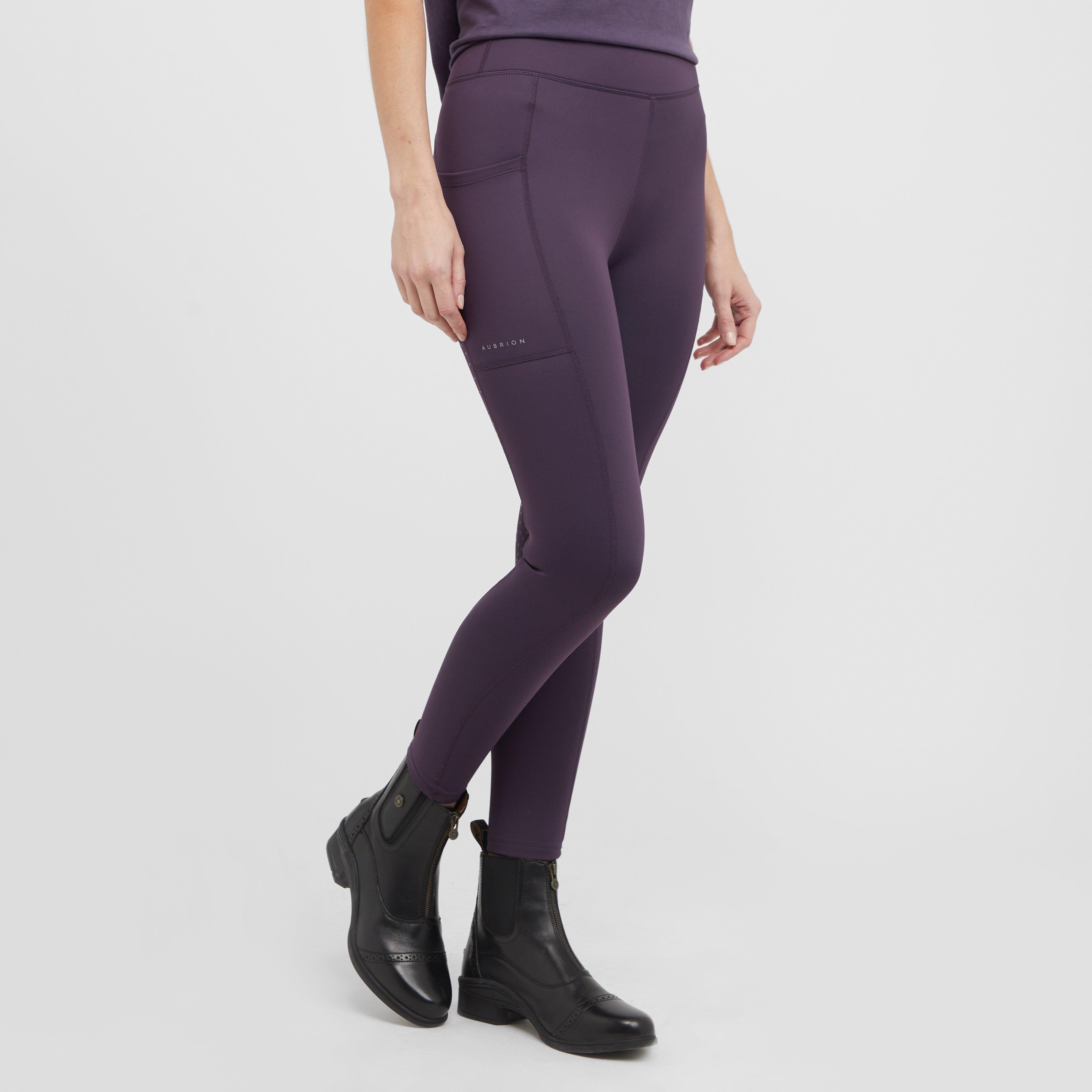 Womens Shield Winter Riding Tights Purple