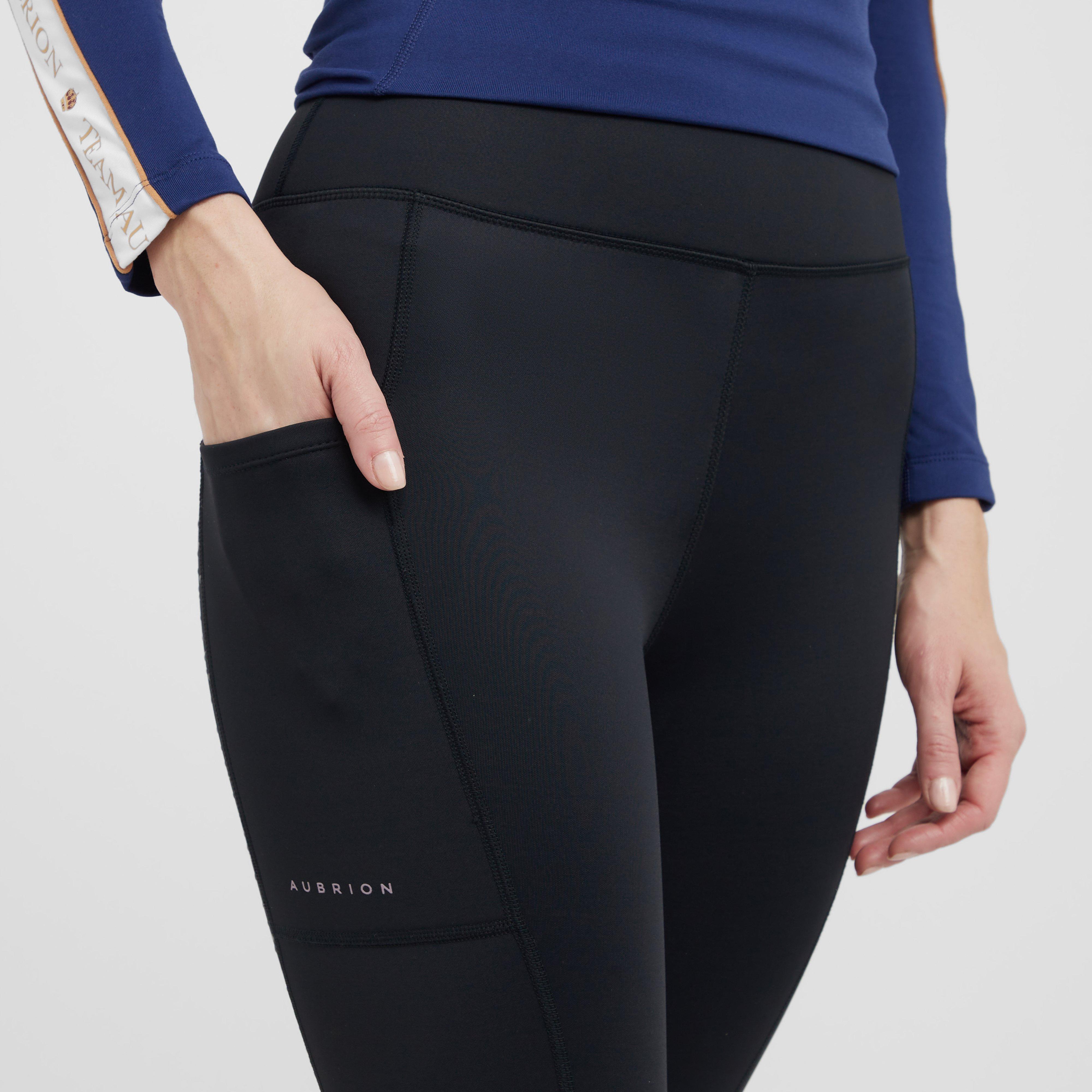 Womens Shield Winter Riding Tights Charcoal