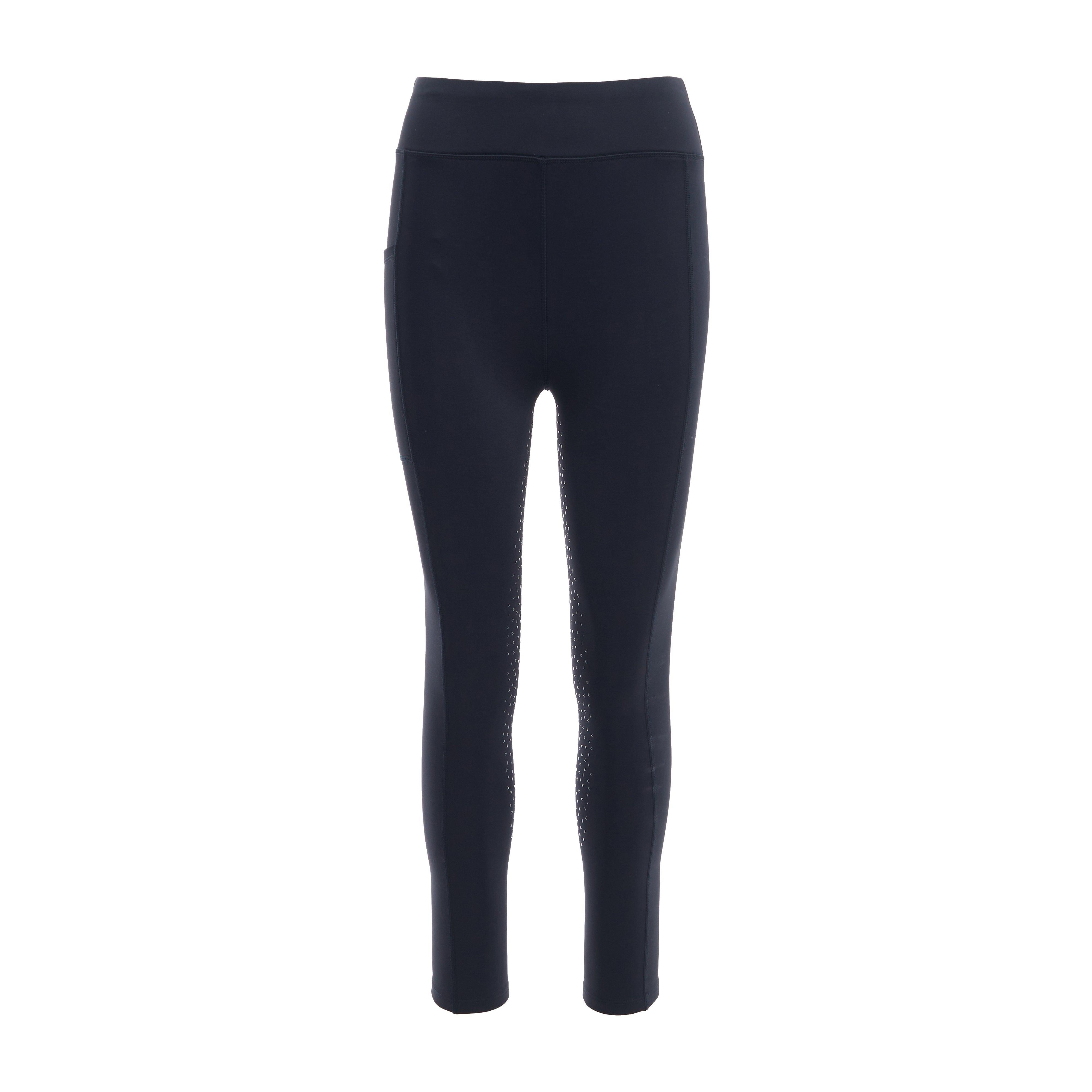 Womens Shield Winter Riding Tights Charcoal