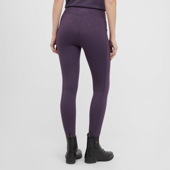 Womens Non-Stop Riding Tights Purple