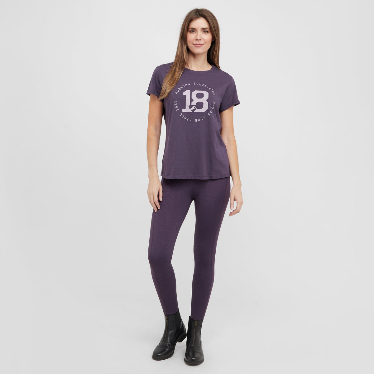 Womens Non-Stop Riding Tights Purple