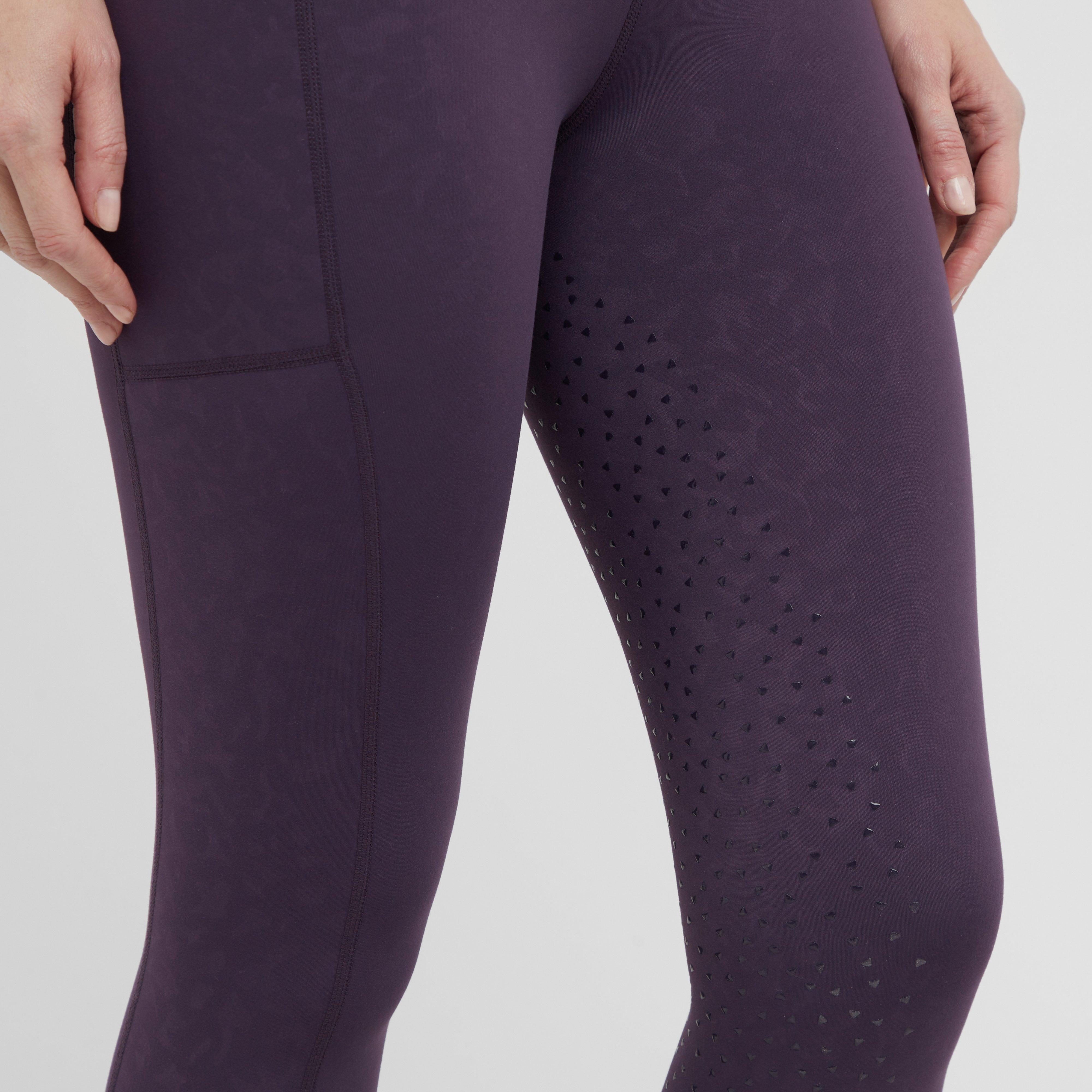 Womens Non-Stop Riding Tights Purple