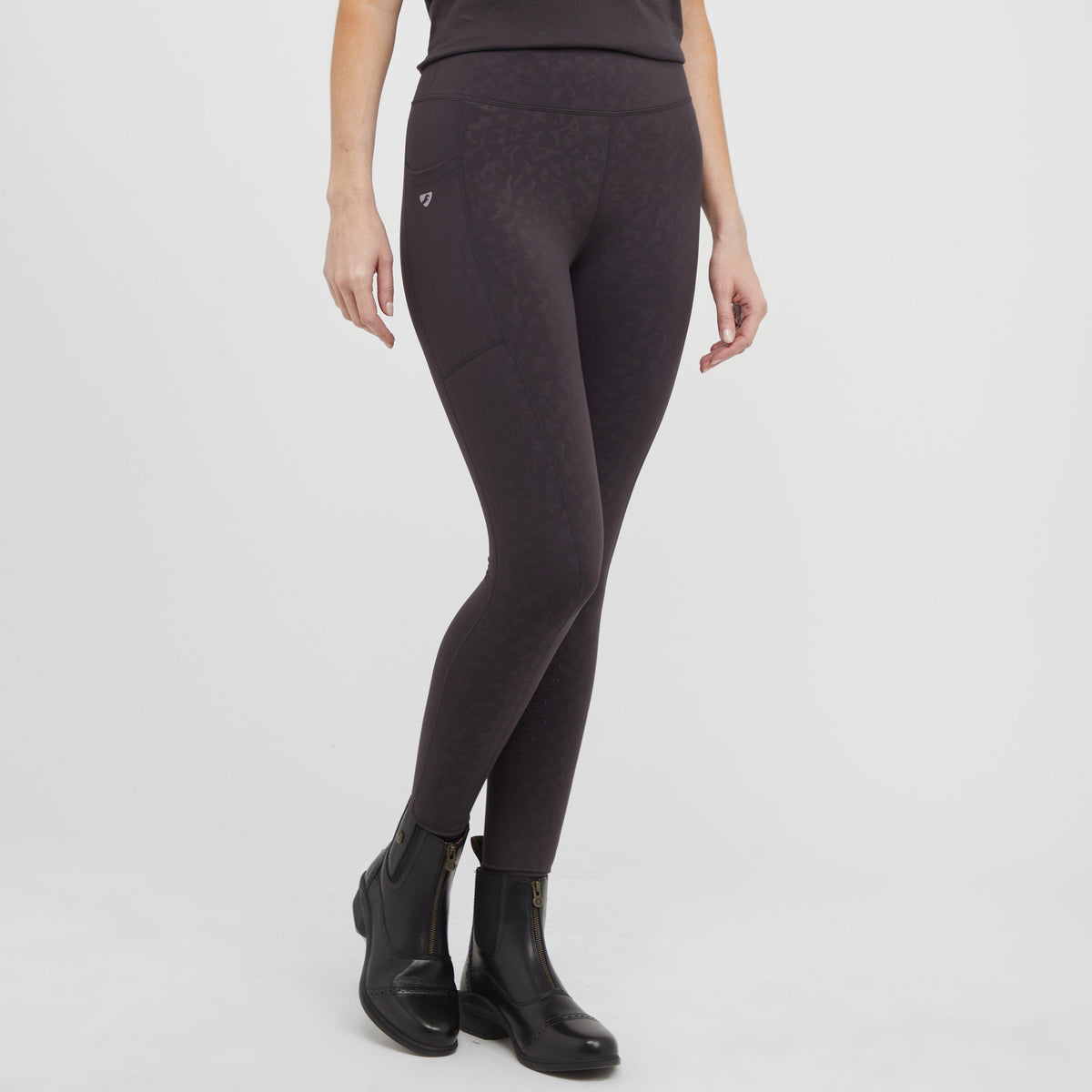 Womens Non-Stop Riding Tights Charcoal