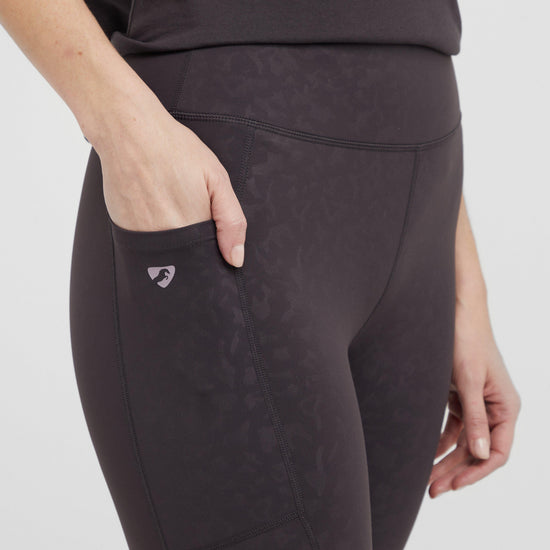 Womens Non-Stop Riding Tights Charcoal