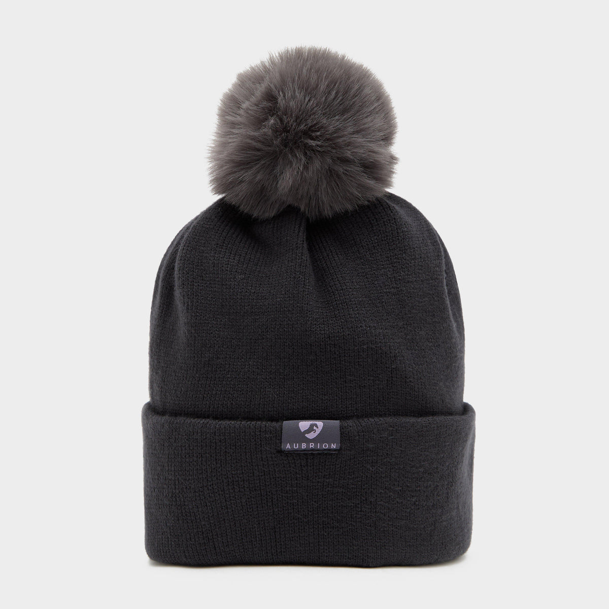 Womens Fleece Lined Hat Charcoal