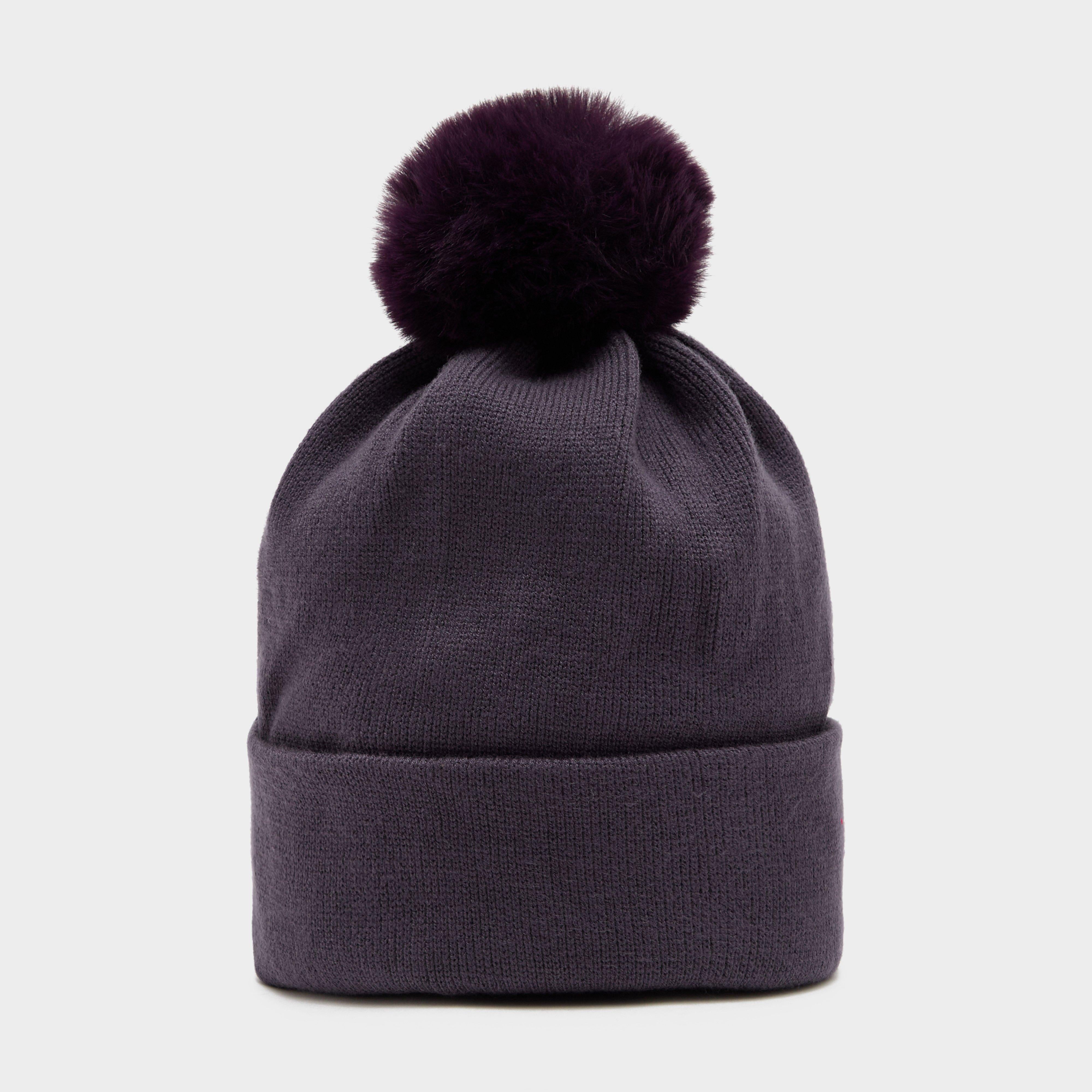 Womens Fleece Lined Hat Purple