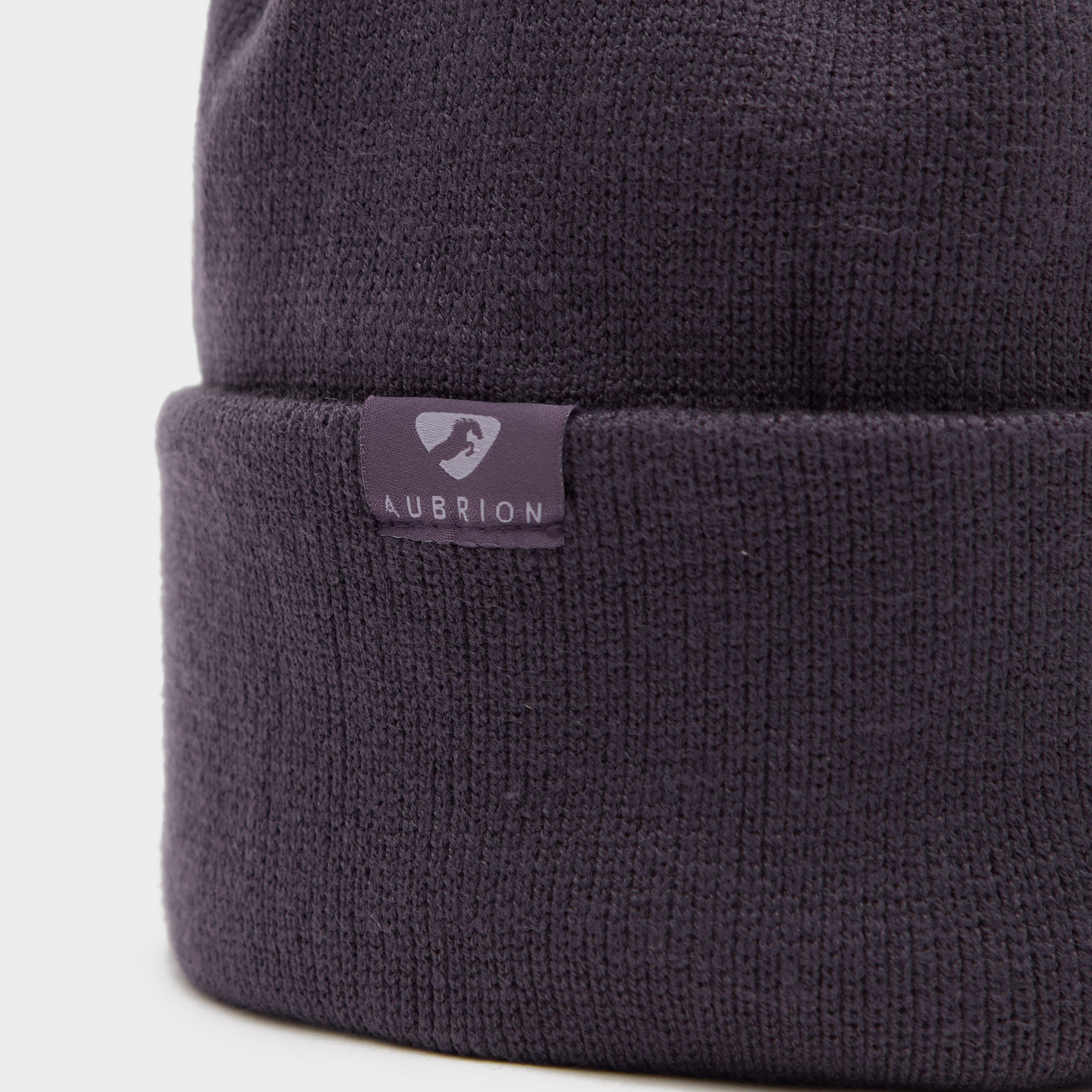 Womens Fleece Lined Hat Purple