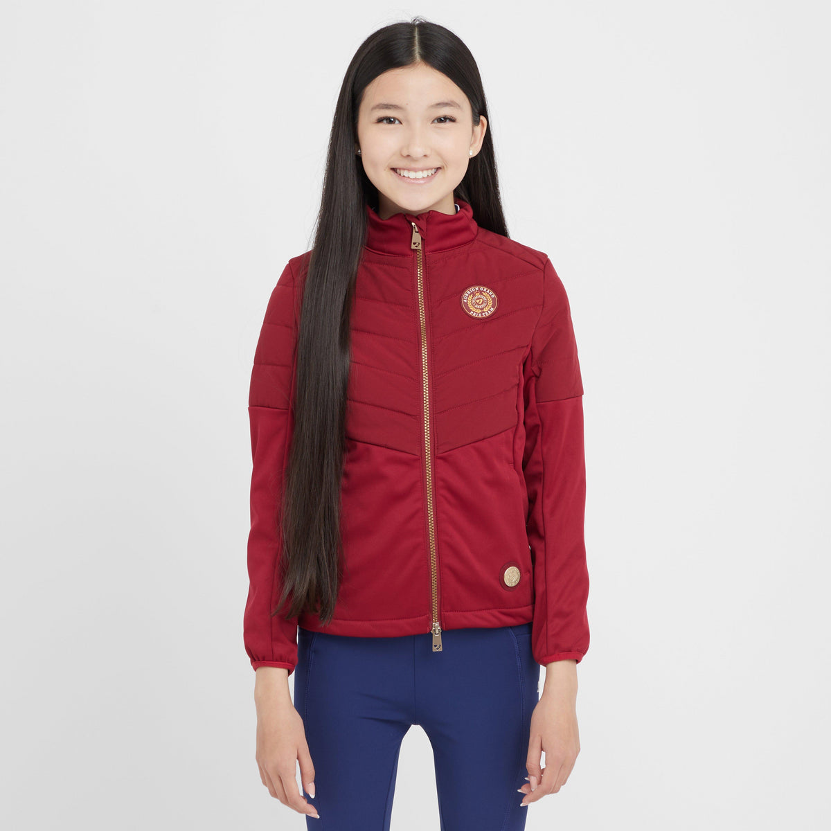 Young Rider Team Insulated Jacket Red