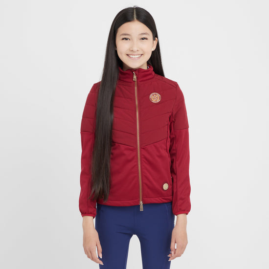 Young Rider Team Insulated Jacket Red