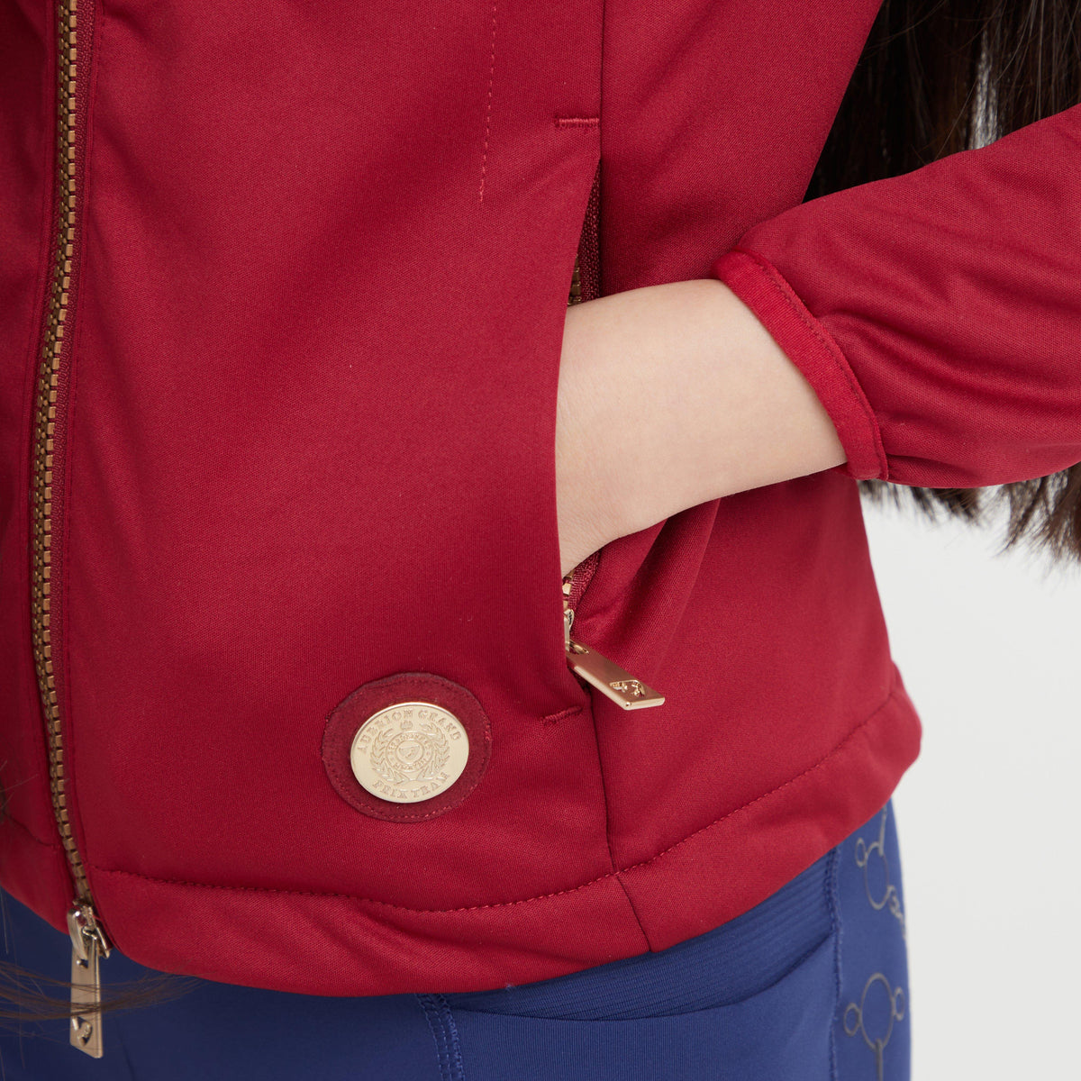 Young Rider Team Insulated Jacket Red