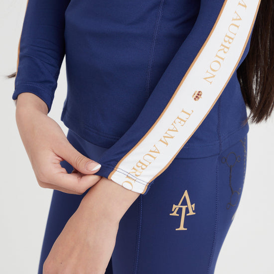 Young Rider Team Winter Base Layer Navy.