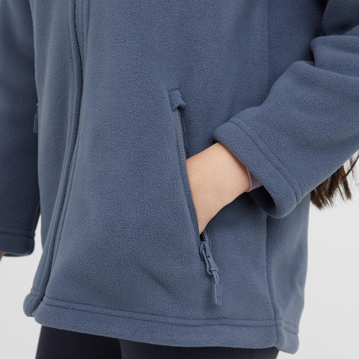 Young Rider Restore Full Zip Fleece Blue