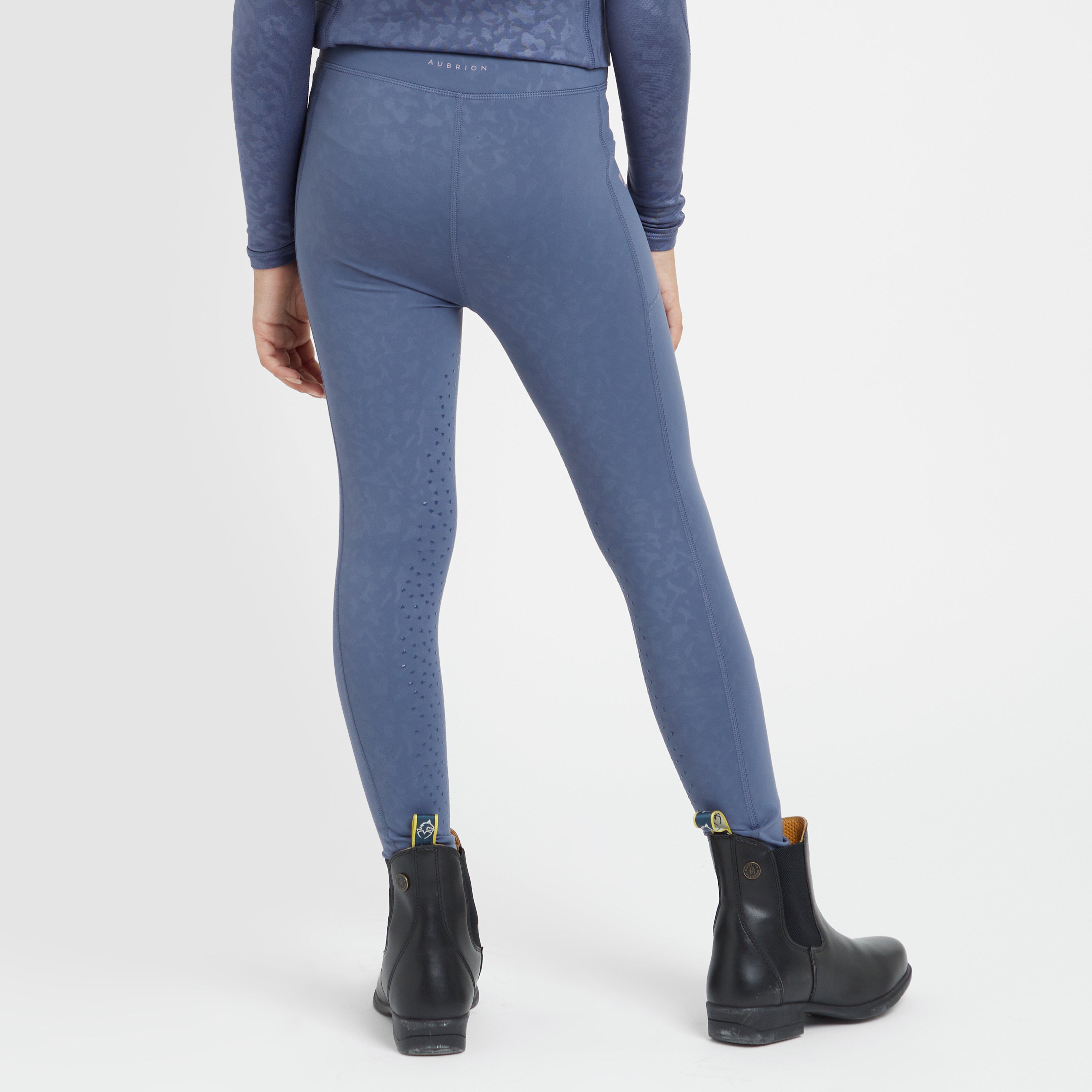 Young Rider Non-Stop Riding Tights Blue