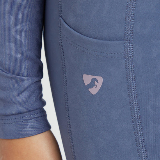 Young Rider Non-Stop Riding Tights Blue