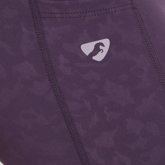 Young Rider Non-Stop Riding Tights Purple