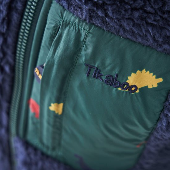Kids Full Zip Fleece Dinosaur