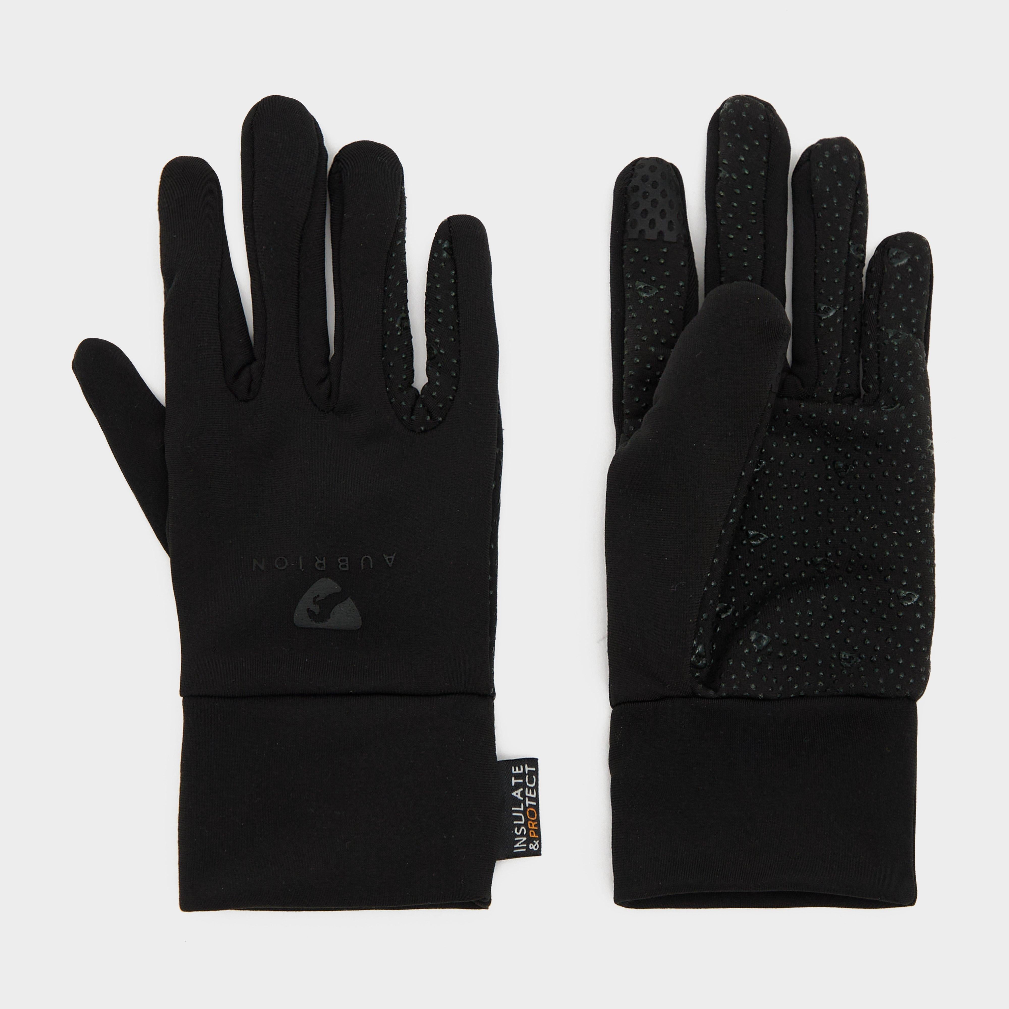 Young Rider Patterson Thermo Riding Gloves Black