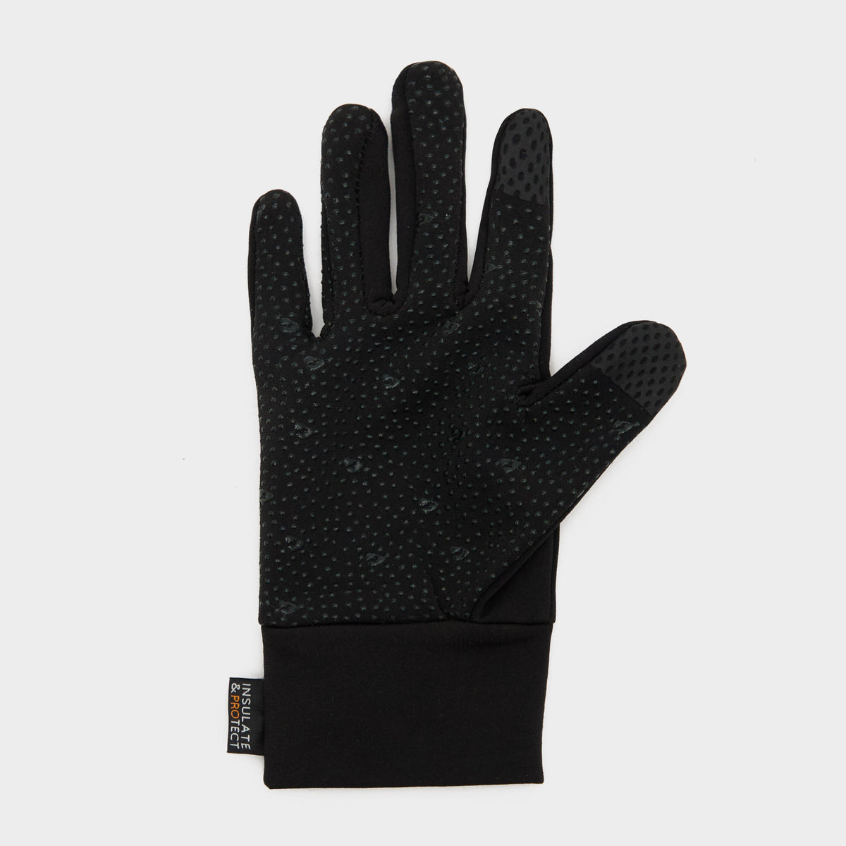 Young Rider Patterson Thermo Riding Gloves Black