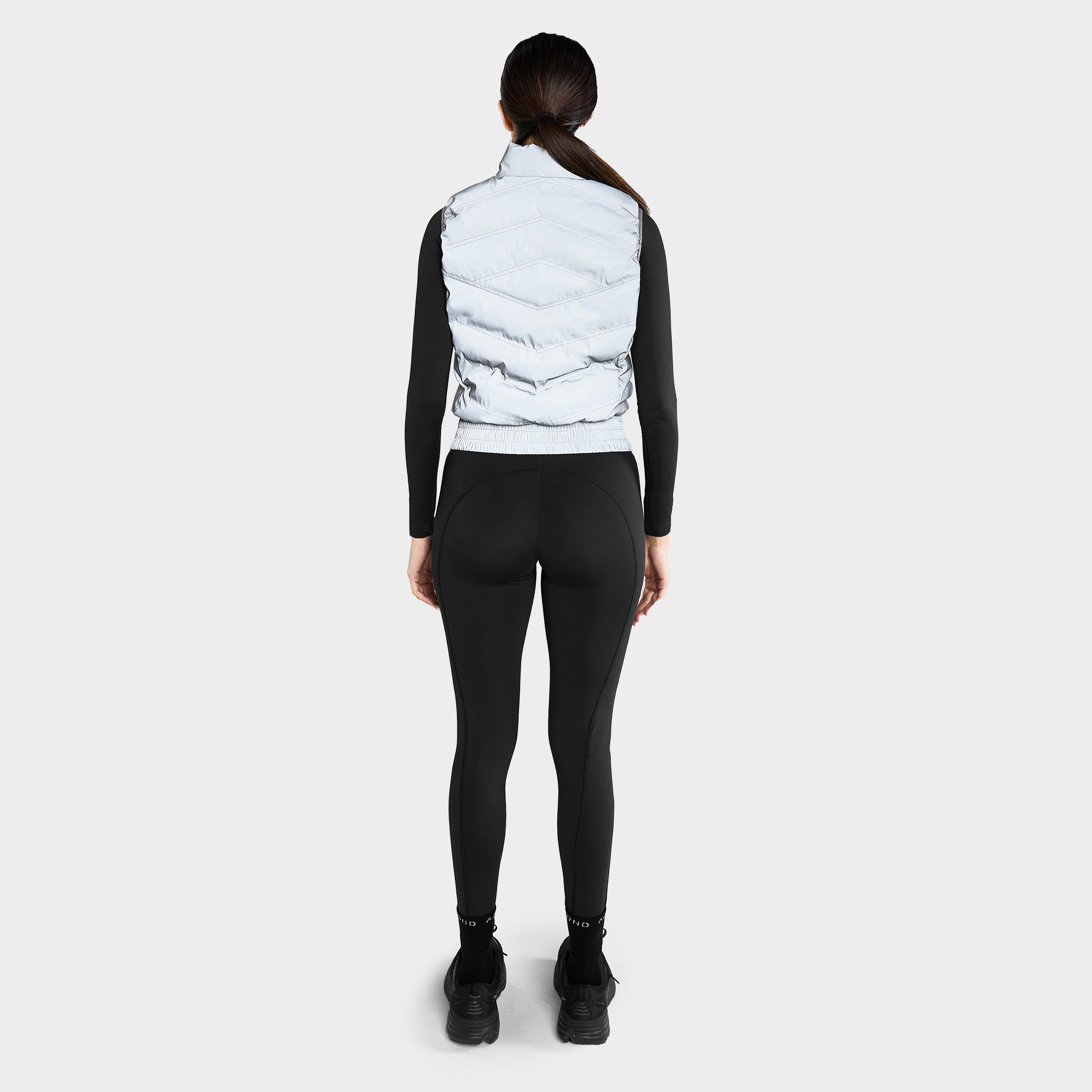 Womens Lightweight Reflective Gilet Grey