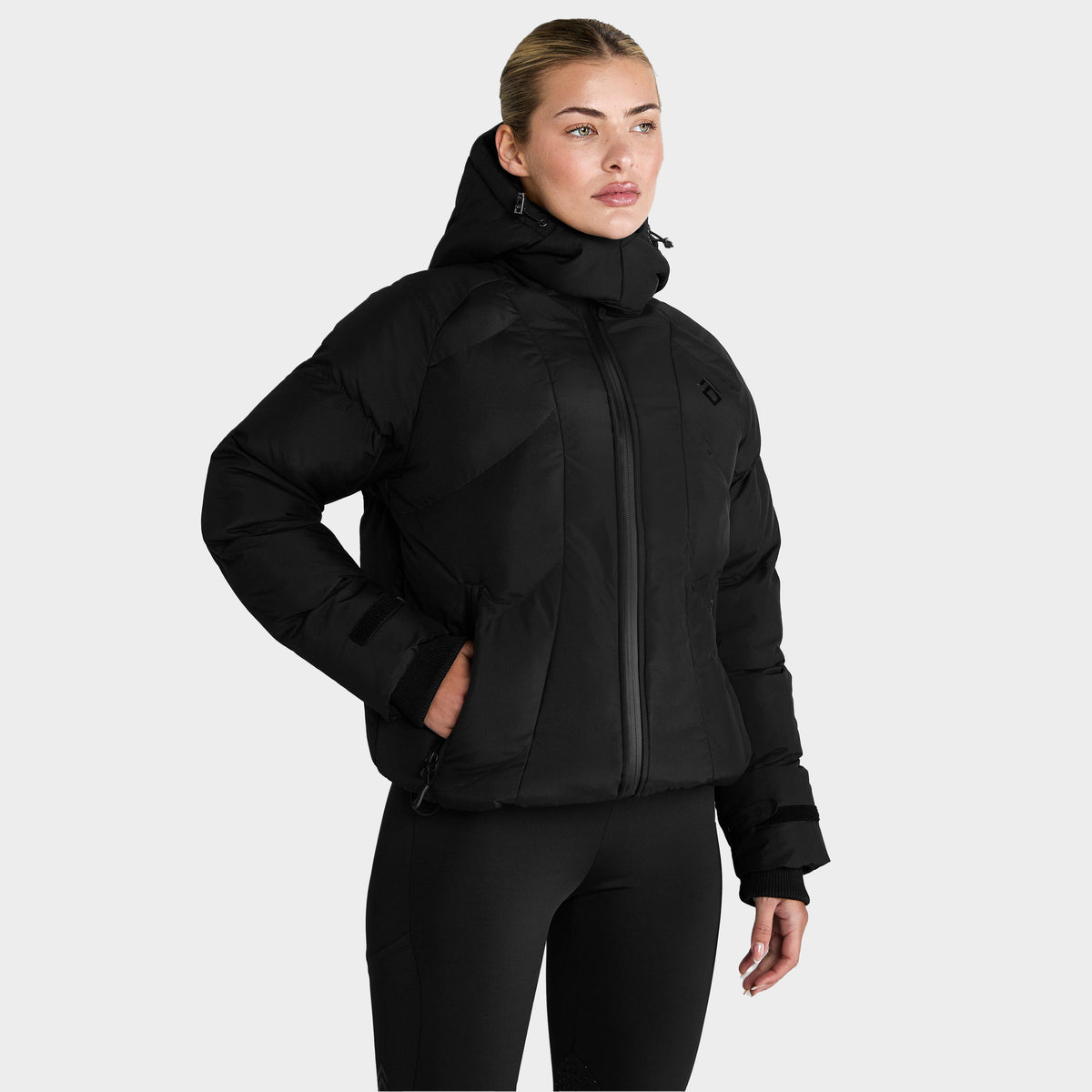 Womens Puffer Coat Black