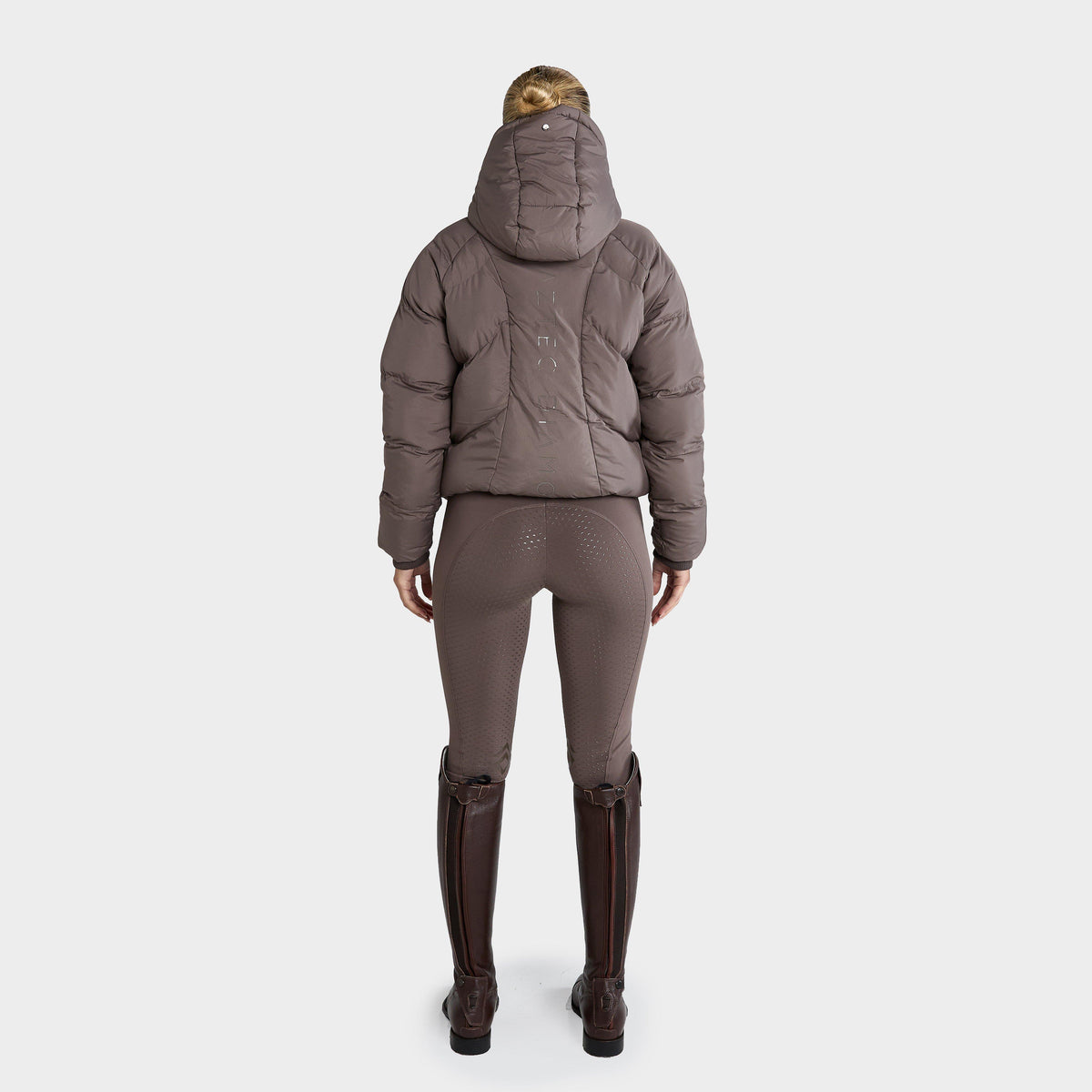 Womens Puffer Coat Fawn