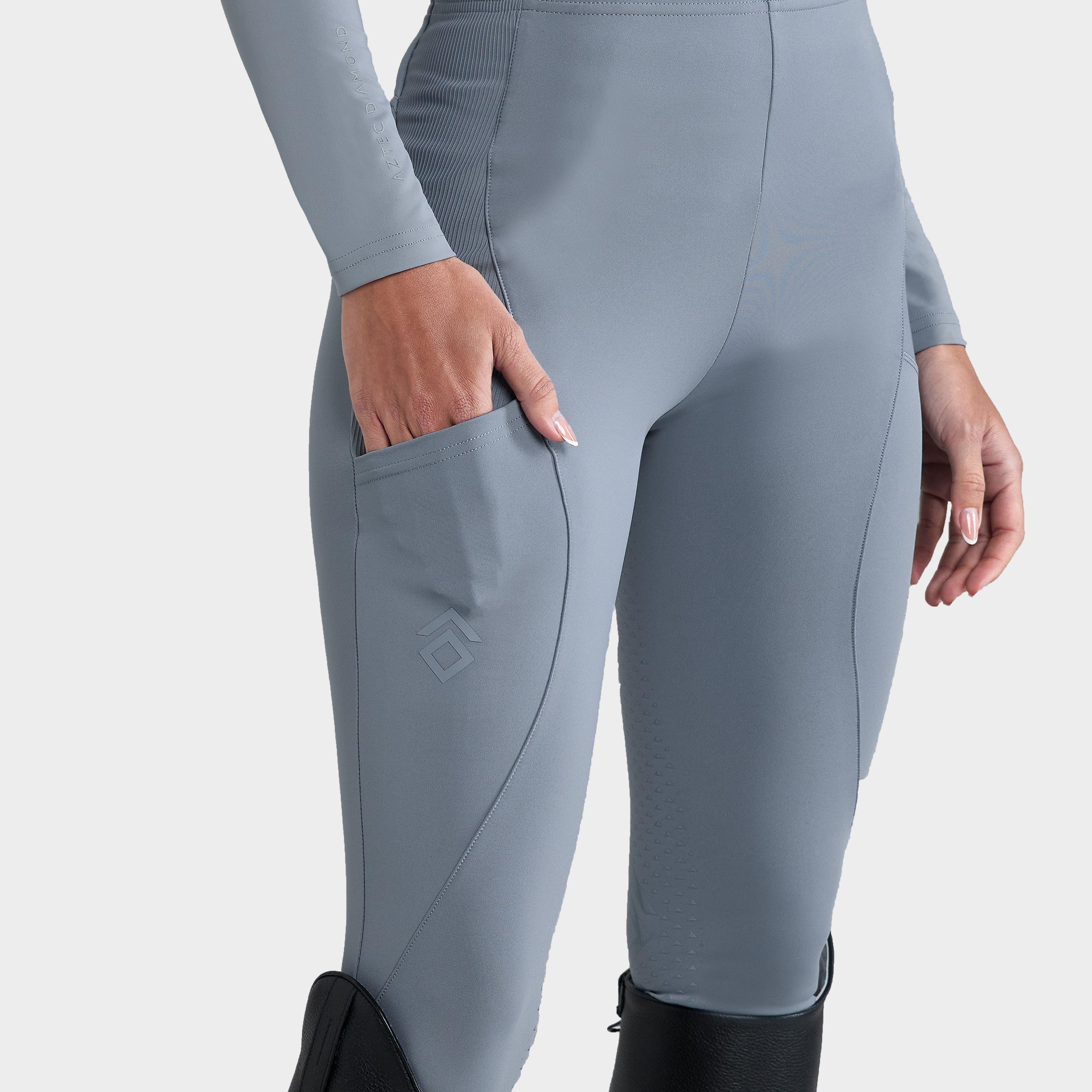 Womens Core Full Seat Leggings Ash Blue