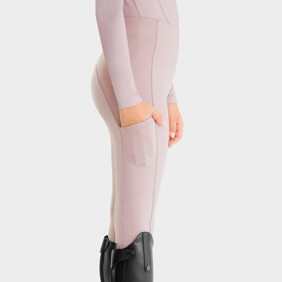Young Rider Full Seat Leggings Pink