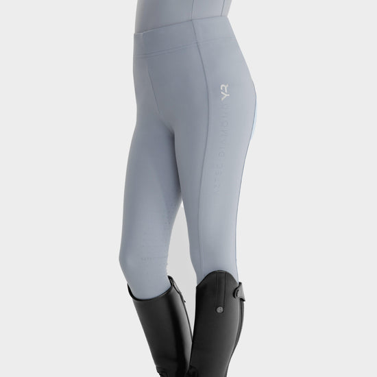 Young Rider Full Seat Leggings Ash Blue