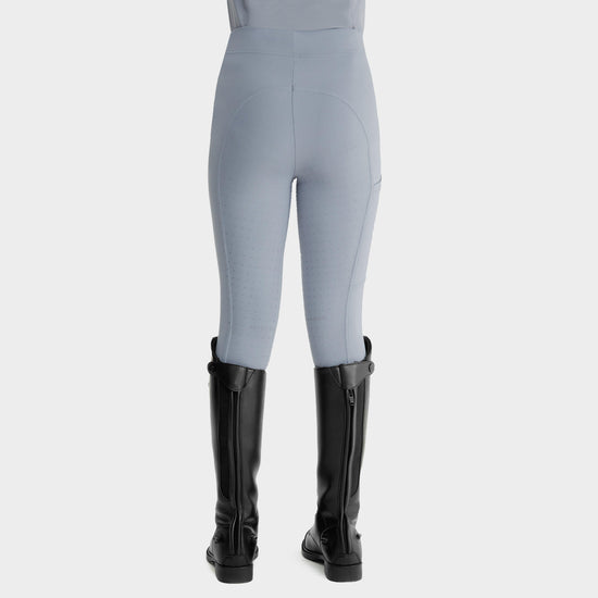 Young Rider Full Seat Leggings Ash Blue