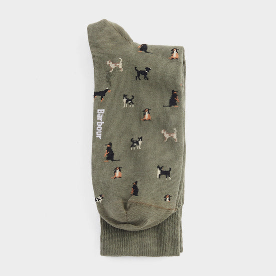 Mens Mavin Socks Olive/Dog