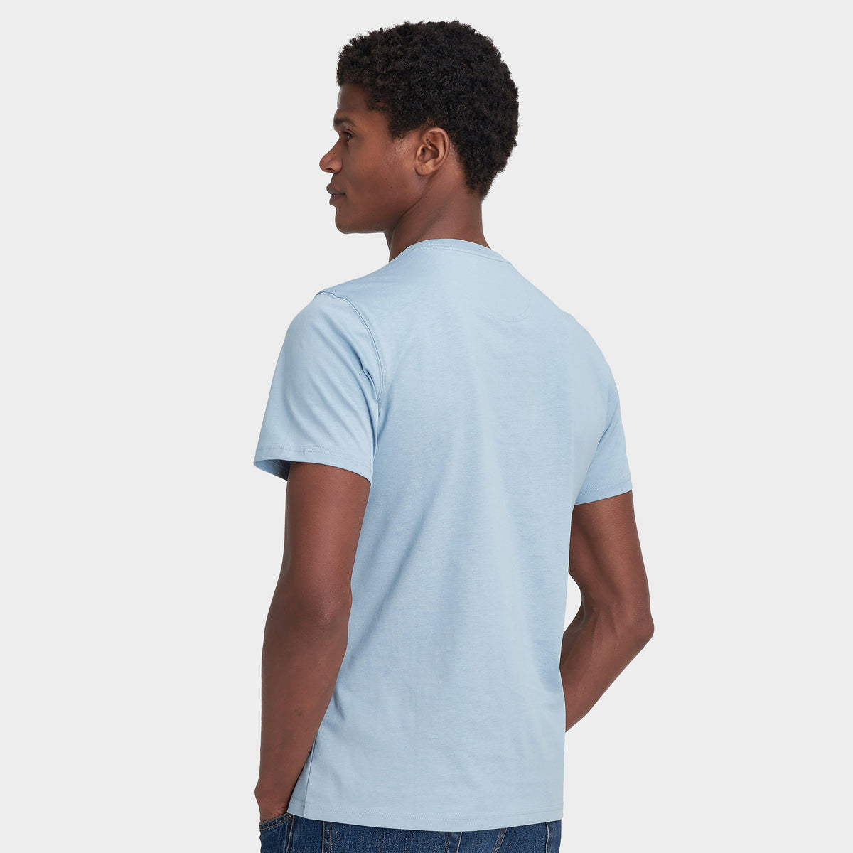 Mens Essential Sports T-Shirt Cool Blue