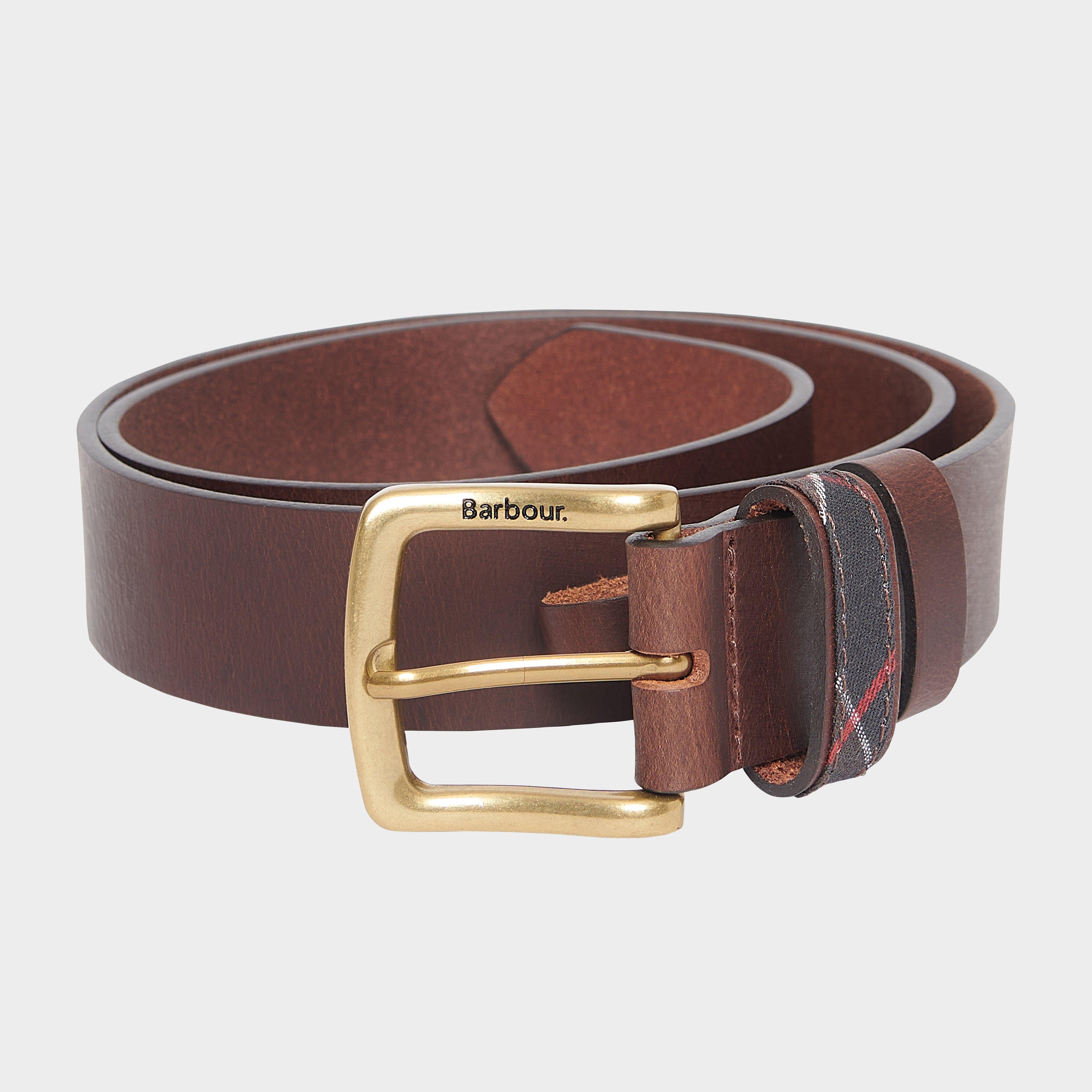 Mens Esk Leather Belt Brown