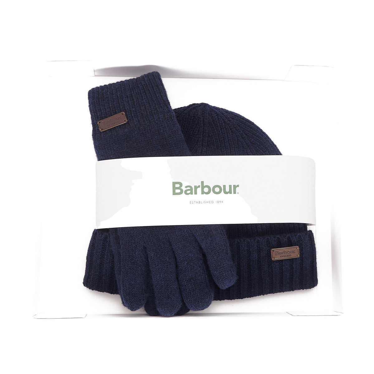Carlton Beanie & Gloves Gift Set Navy