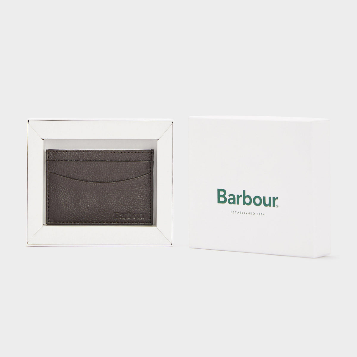 Amble Leather Card Holder Dark Brown