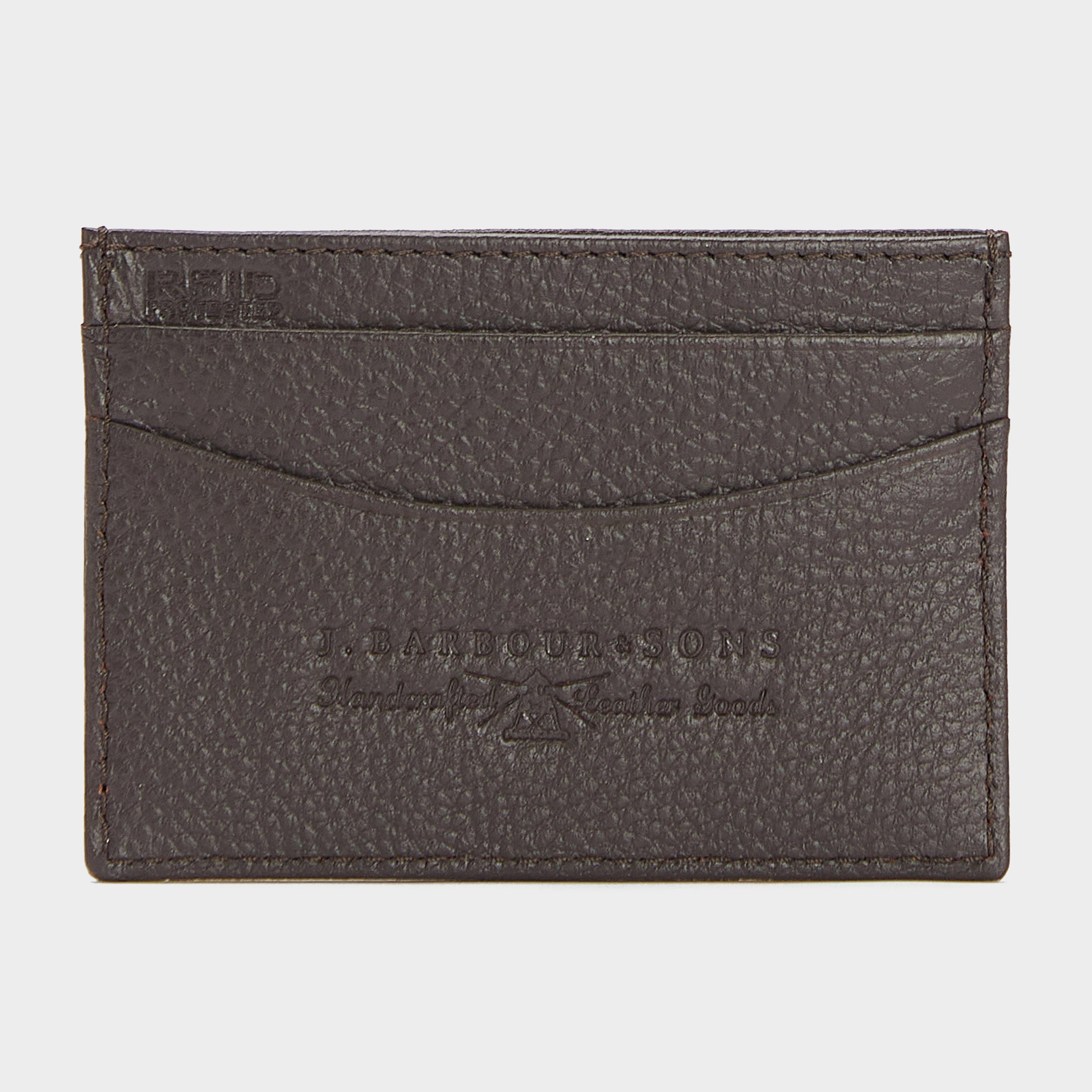 Amble Leather Card Holder Dark Brown